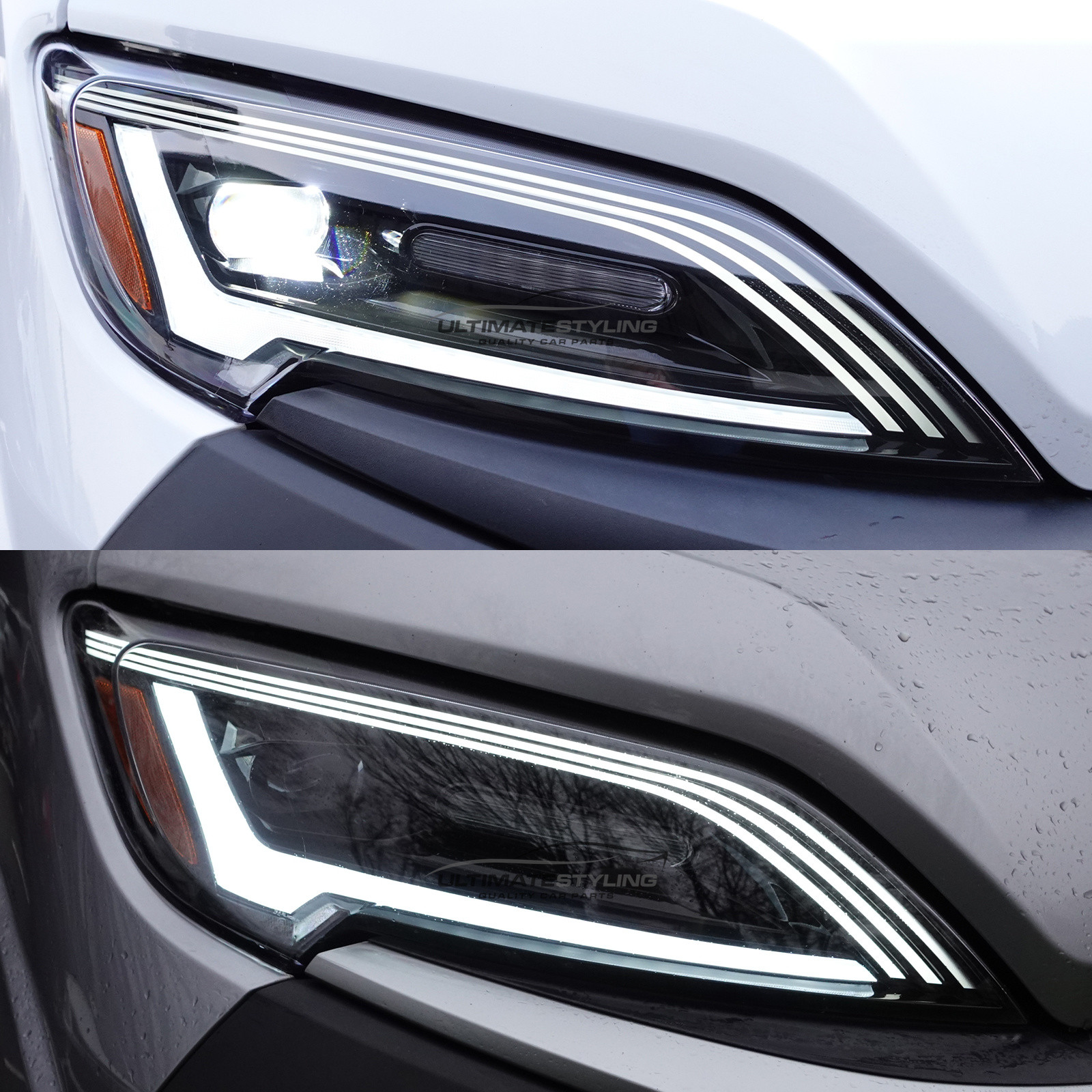 Citroen Relay, Fiat Ducato, Peugeot Boxer, Toyota Proace Max, Vauxhall Movano Performance Headlights - Projector Type - Full LED With LED Daytime Running Lights (DRL) - LED