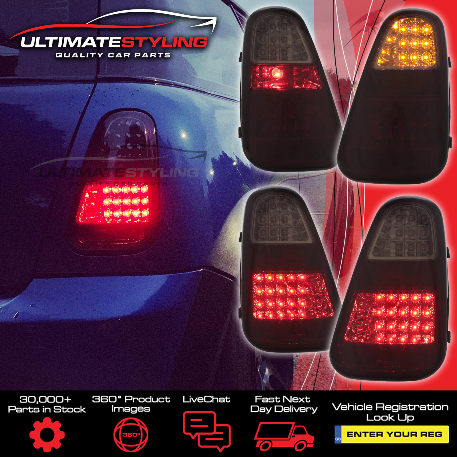 Performance Rear / Tail Lights for Mini MINI