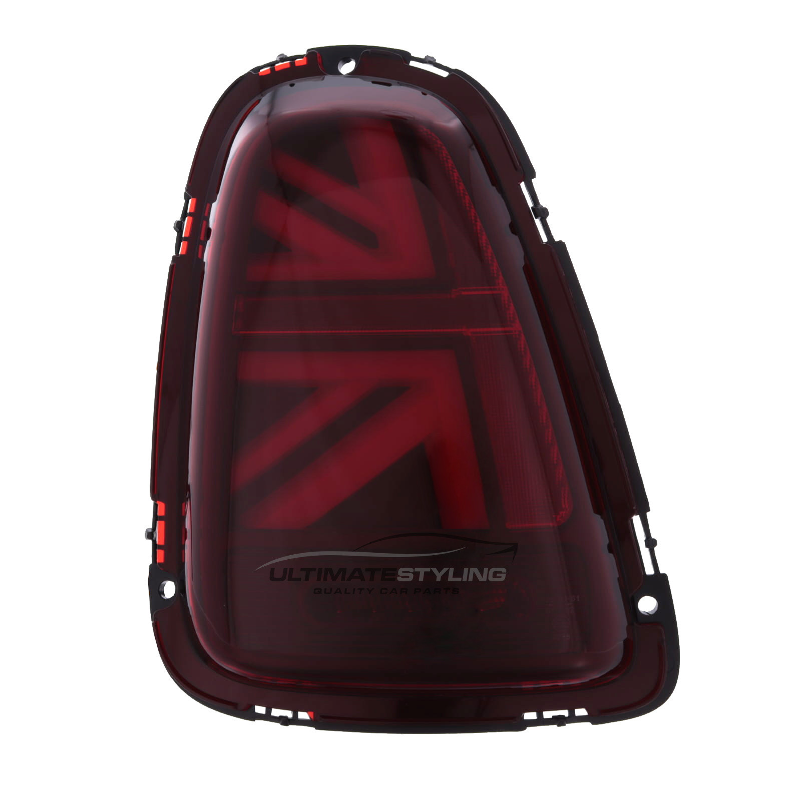 BMW Mini R55 R56 R57 (GEN 2) 2006-2014 Red LED Union Jack Flag Upgrade Rear Tail Lights Sequential Indicators Pair