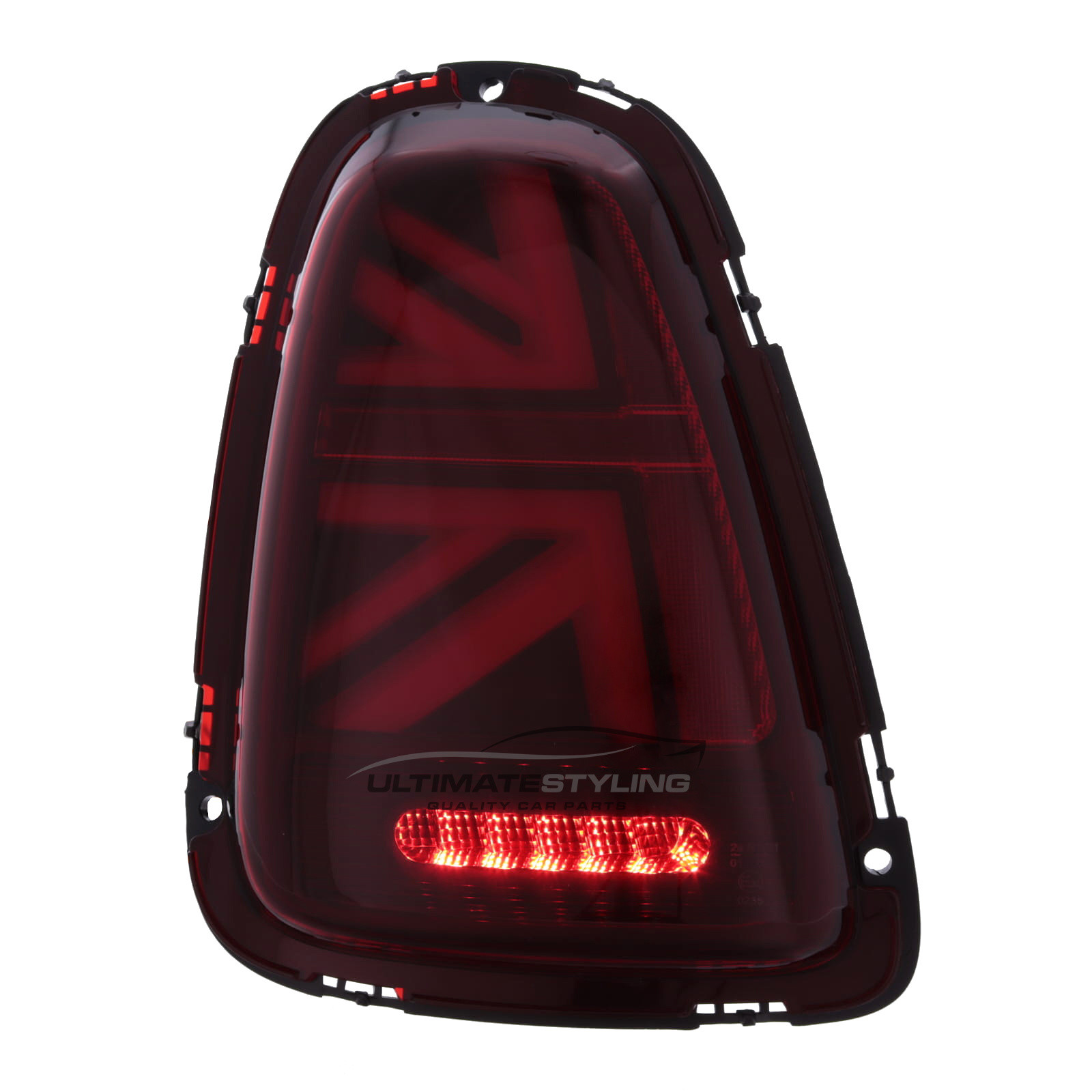 BMW Mini R55 R56 R57 (GEN 2) 2006-2014 Red LED Union Jack Flag Upgrade Rear Tail Lights Sequential Indicators Pair