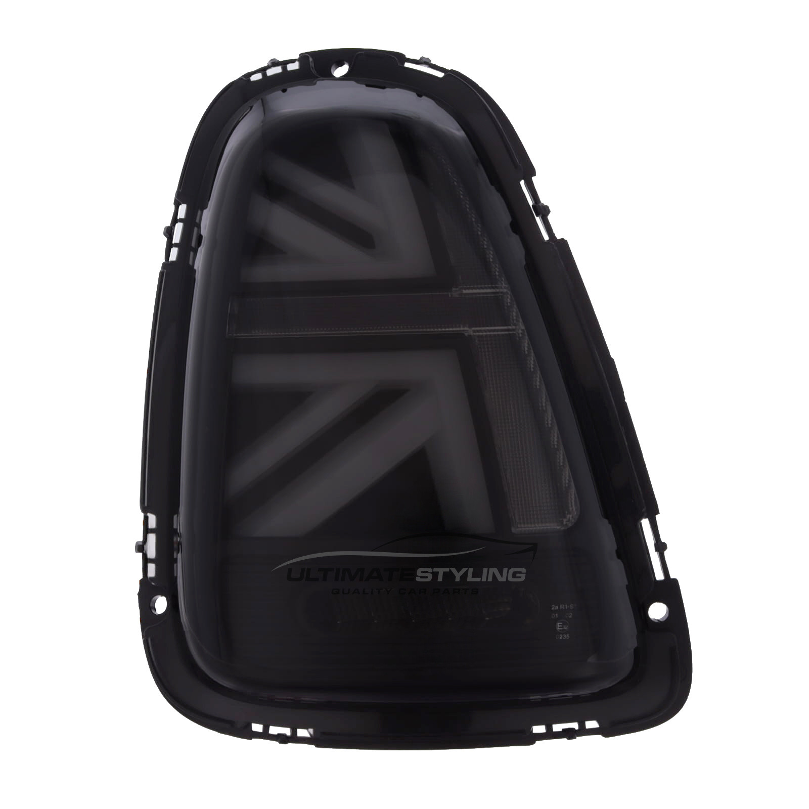 BMW Mini R55 R56 R57 (GEN 2) 2006-2014 Smoked LED Union Jack Flag Upgrade Rear Tail Lights Sequential Indicators Pair