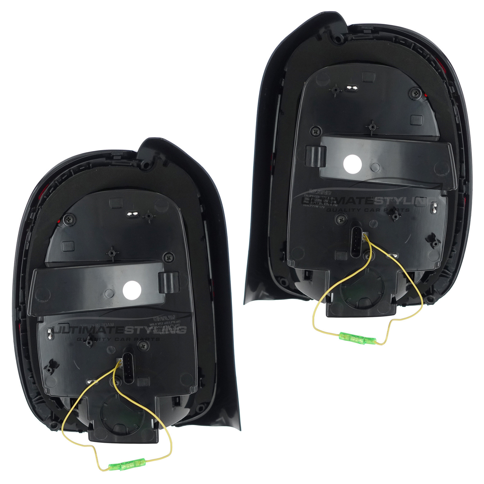 BMW Mini F55 F56 F57 (GEN 3) 2014-2024 Red LED Union Jack Flag Upgrade Rear Tail Lights Sequential Indicators Pair