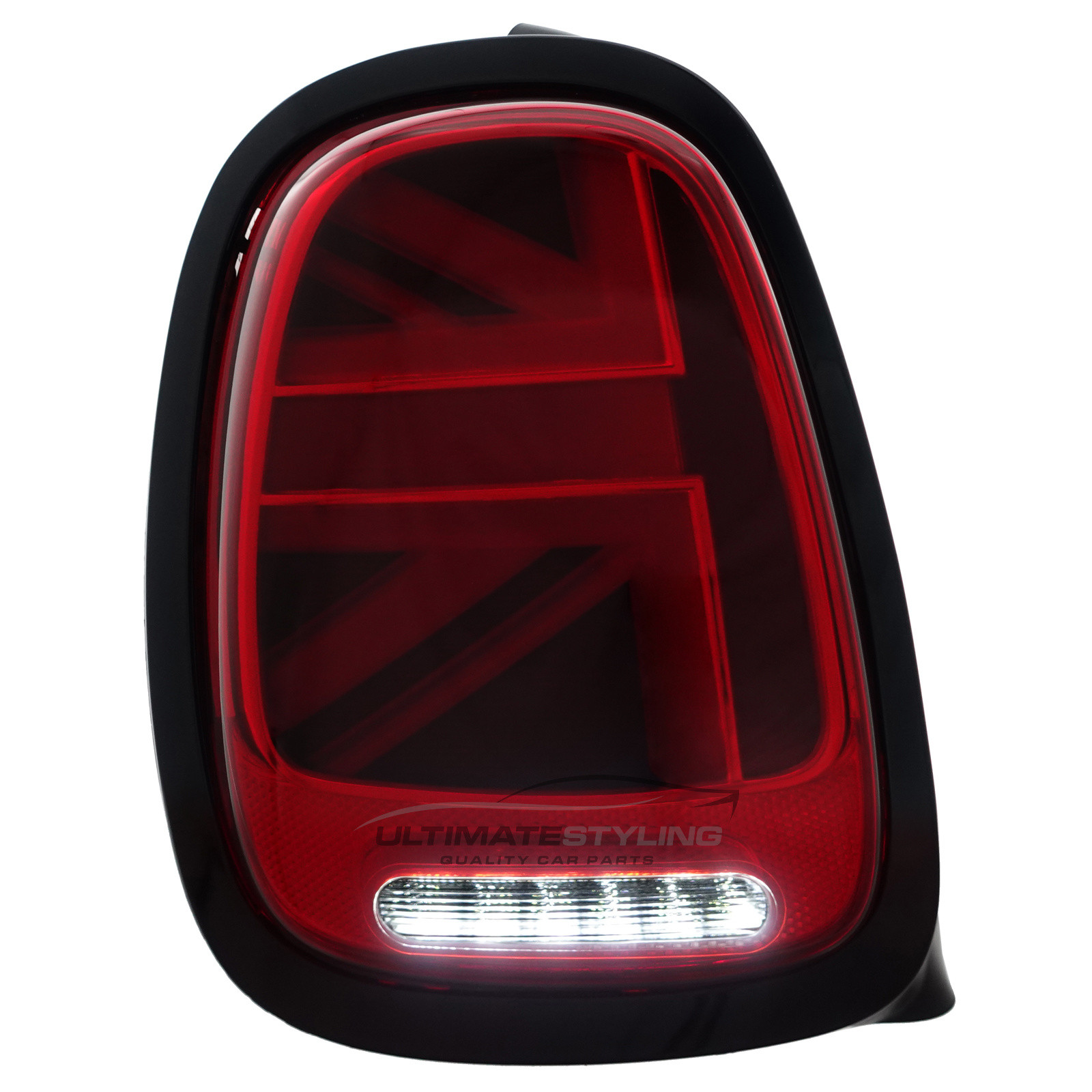 BMW Mini F55 F56 F57 (GEN 3) 2014-2024 Red LED Union Jack Flag Upgrade Rear Tail Lights Sequential Indicators Pair