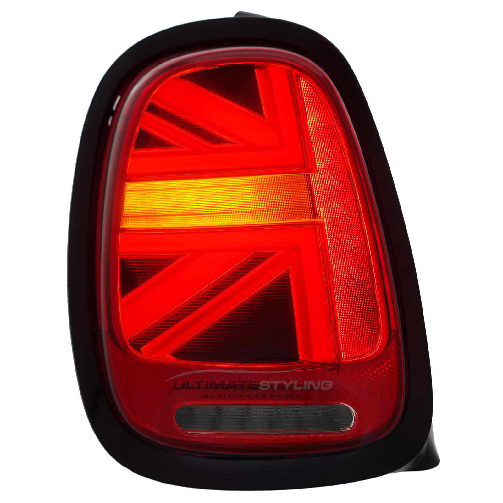 BMW Mini F55 F56 F57 (GEN 3) 2014-2024 Red LED Union Jack Flag Upgrade Rear Tail Lights Sequential Indicators Pair