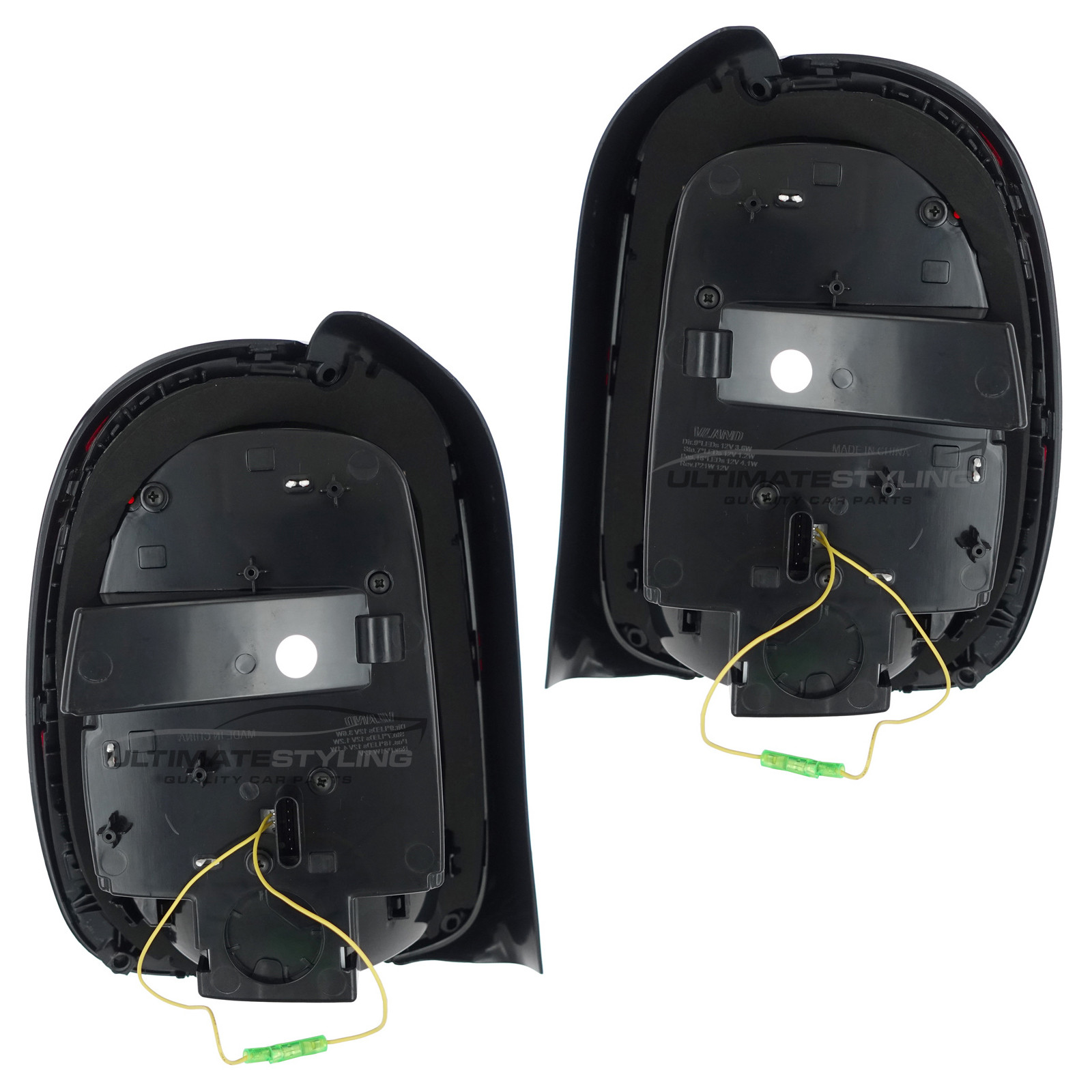 BMW Mini F55 F56 F57 (GEN 3) 2014-2024 Smoked LED Union Jack Flag Upgrade Rear Tail Lights Sequential Indicators Pair