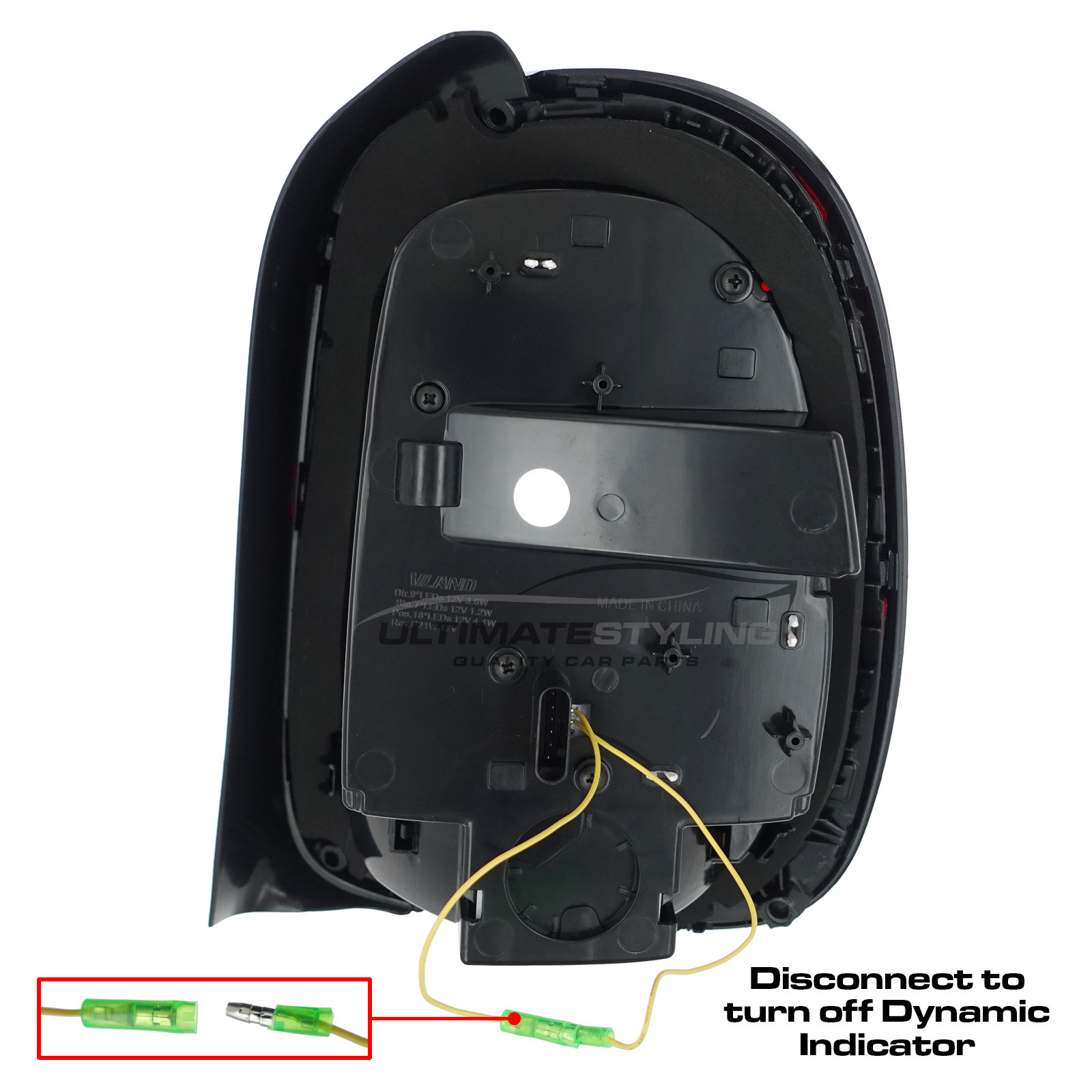 BMW Mini F55 F56 F57 (GEN 3) 2014-2024 Smoked LED Union Jack Flag Upgrade Rear Tail Lights Sequential Indicators Pair