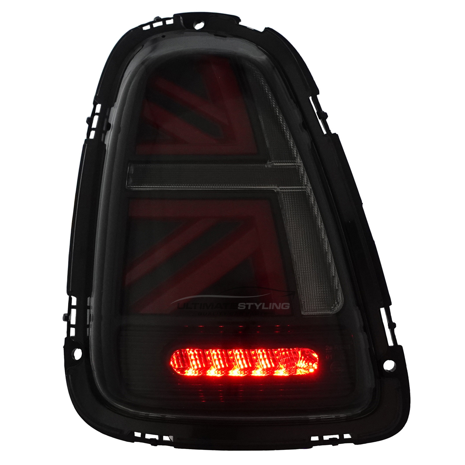 Mini R56 2008-2016 / R57 2009-2016 / R58 2011-2016 - Performance Rear / Tail Lights - LED Style - Dynamic Indicators - Red & Smoked Lens - Pair (LH + RH)