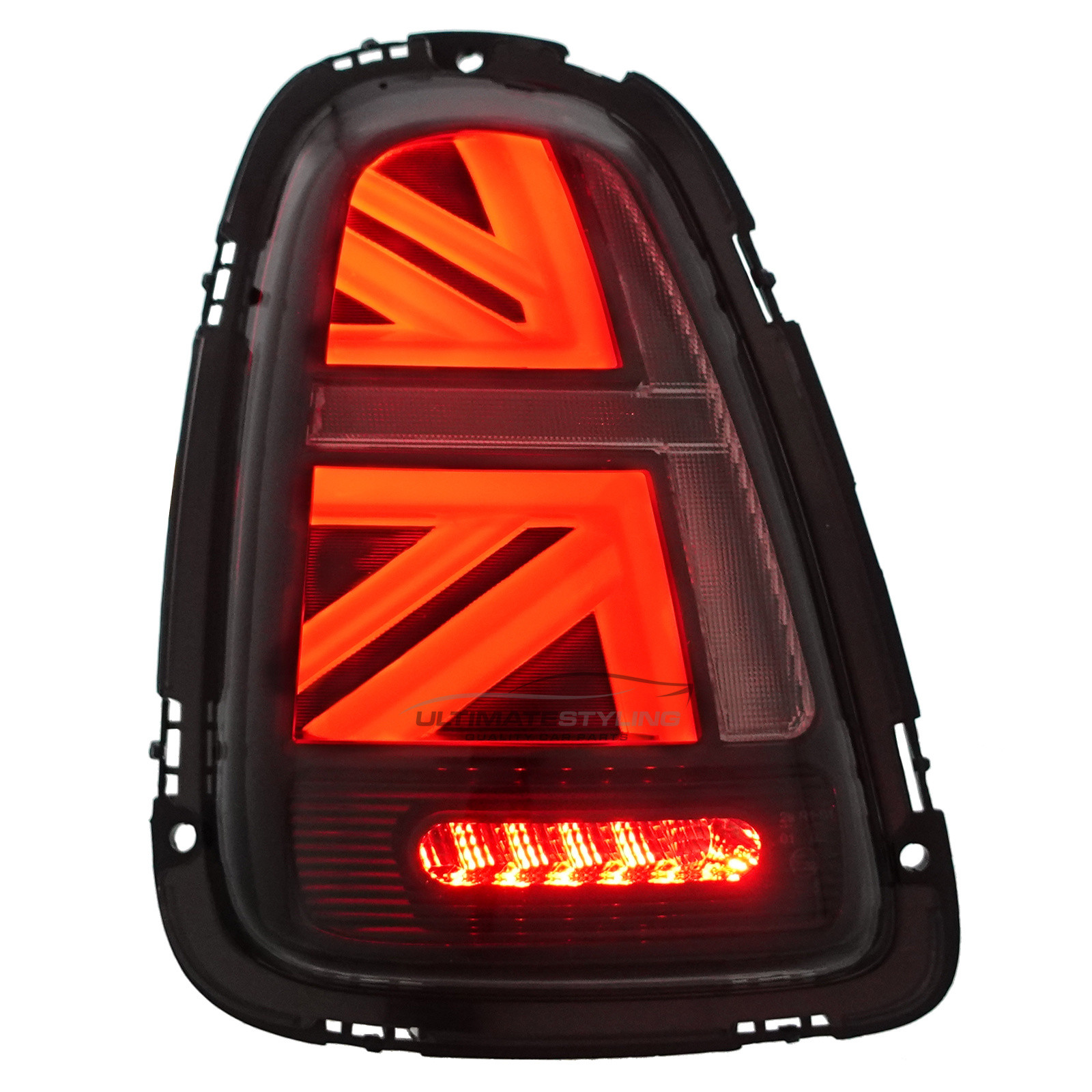 Mini R56 2008-2016 / R57 2009-2016 / R58 2011-2016 - Performance Rear / Tail Lights - LED Style - Dynamic Indicators - Red & Smoked Lens - Pair (LH + RH)