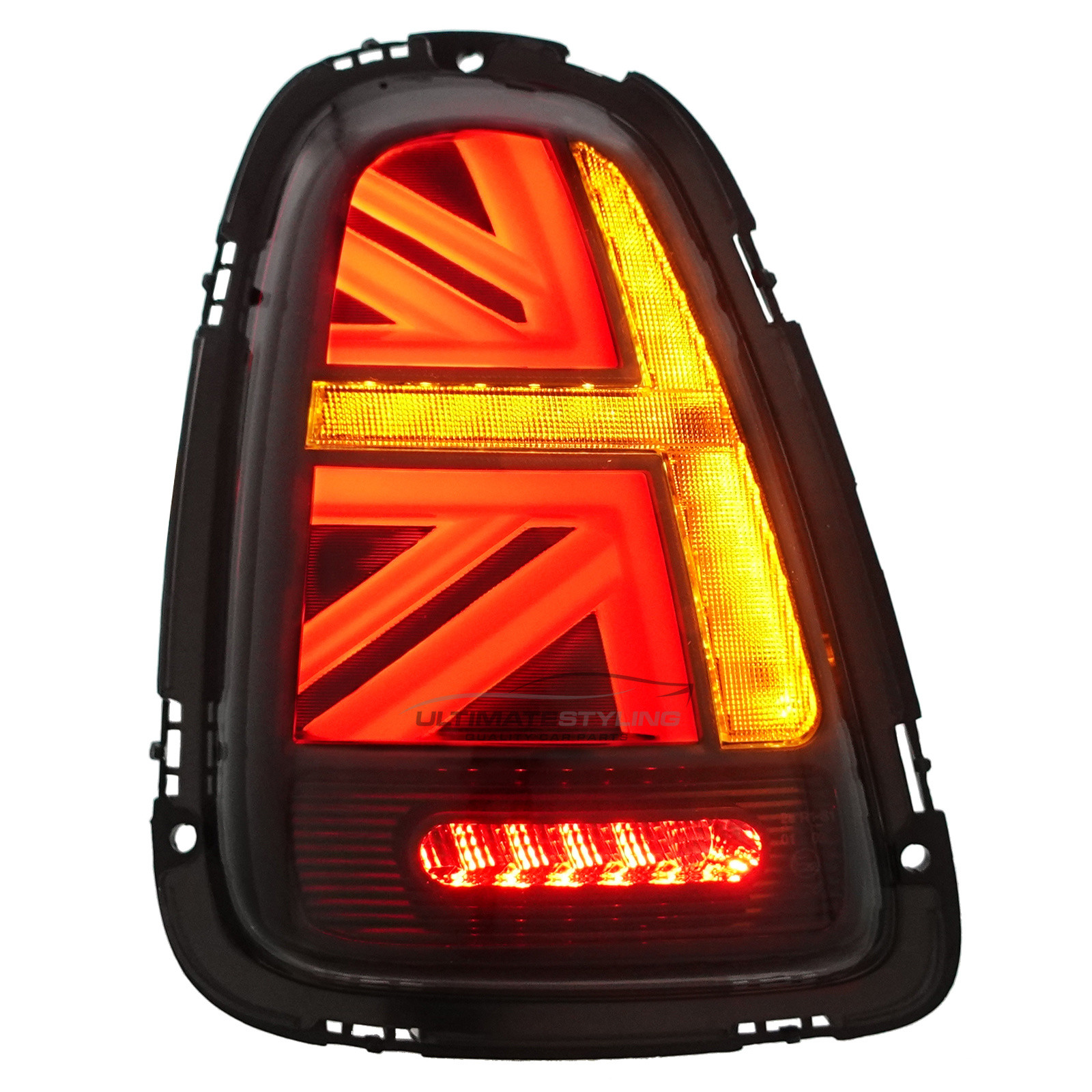 Mini R56 2008-2016 / R57 2009-2016 / R58 2011-2016 - Performance Rear / Tail Lights - LED Style - Dynamic Indicators - Red & Smoked Lens - Pair (LH + RH)