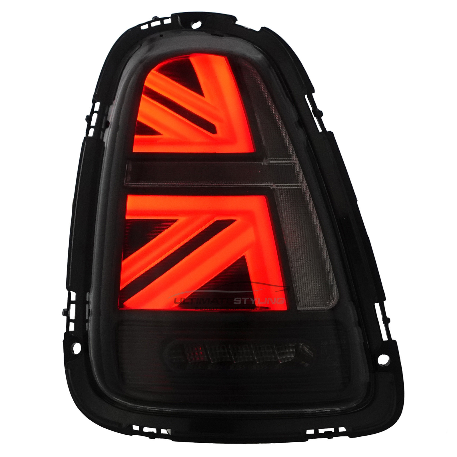 Mini R56 2008-2016 / R57 2009-2016 / R58 2011-2016 - Performance Rear / Tail Lights - LED Style - Dynamic Indicators - Red & Smoked Lens - Pair (LH + RH)