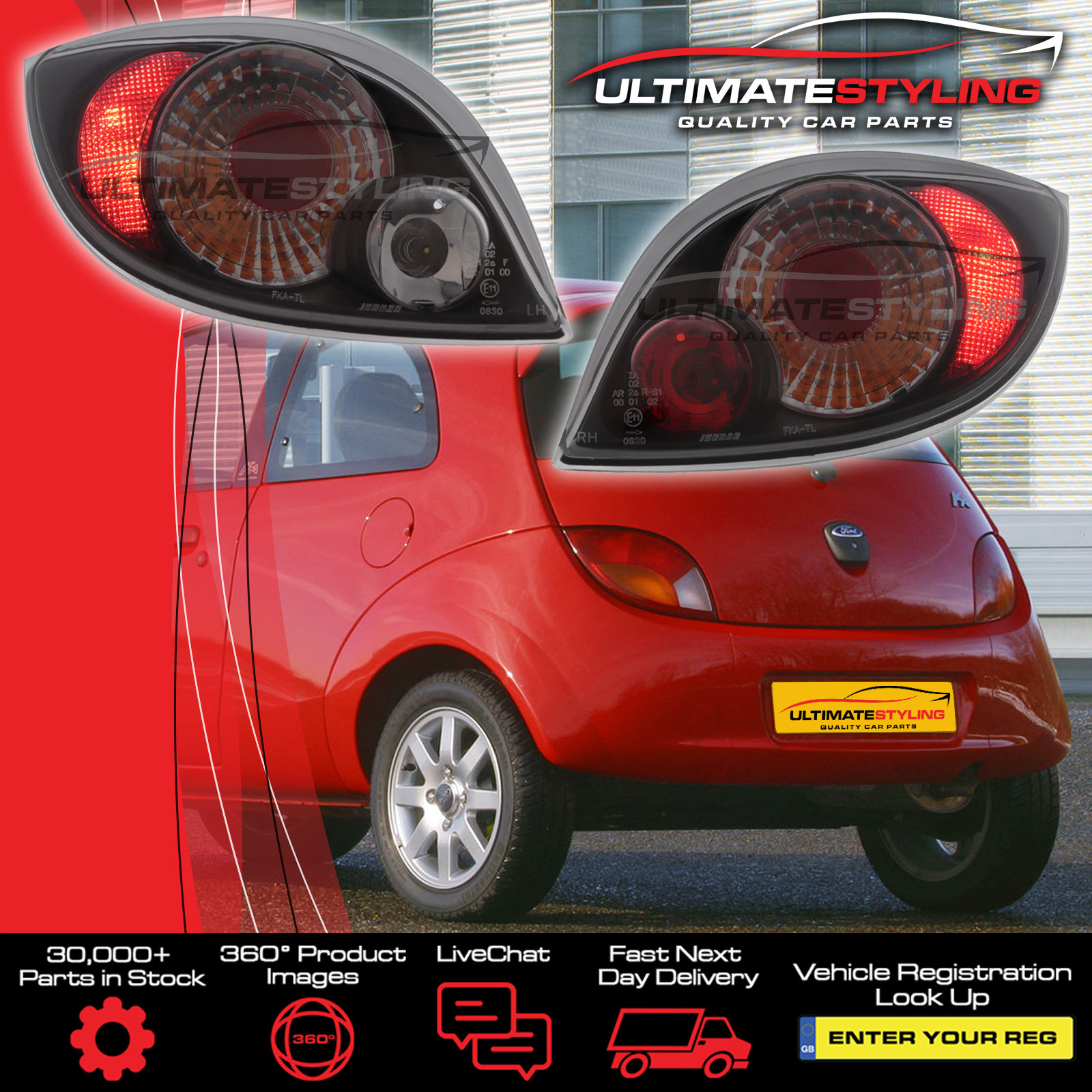 Performance Rear / Tail Lights for Ford Ka