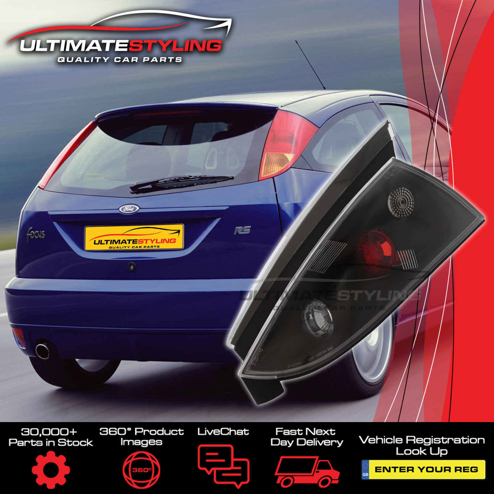 Performance Rear / Tail Lights for Ford Focus