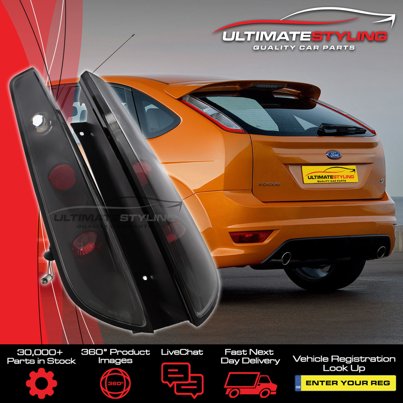 Performance Rear / Tail Lights for Ford Focus