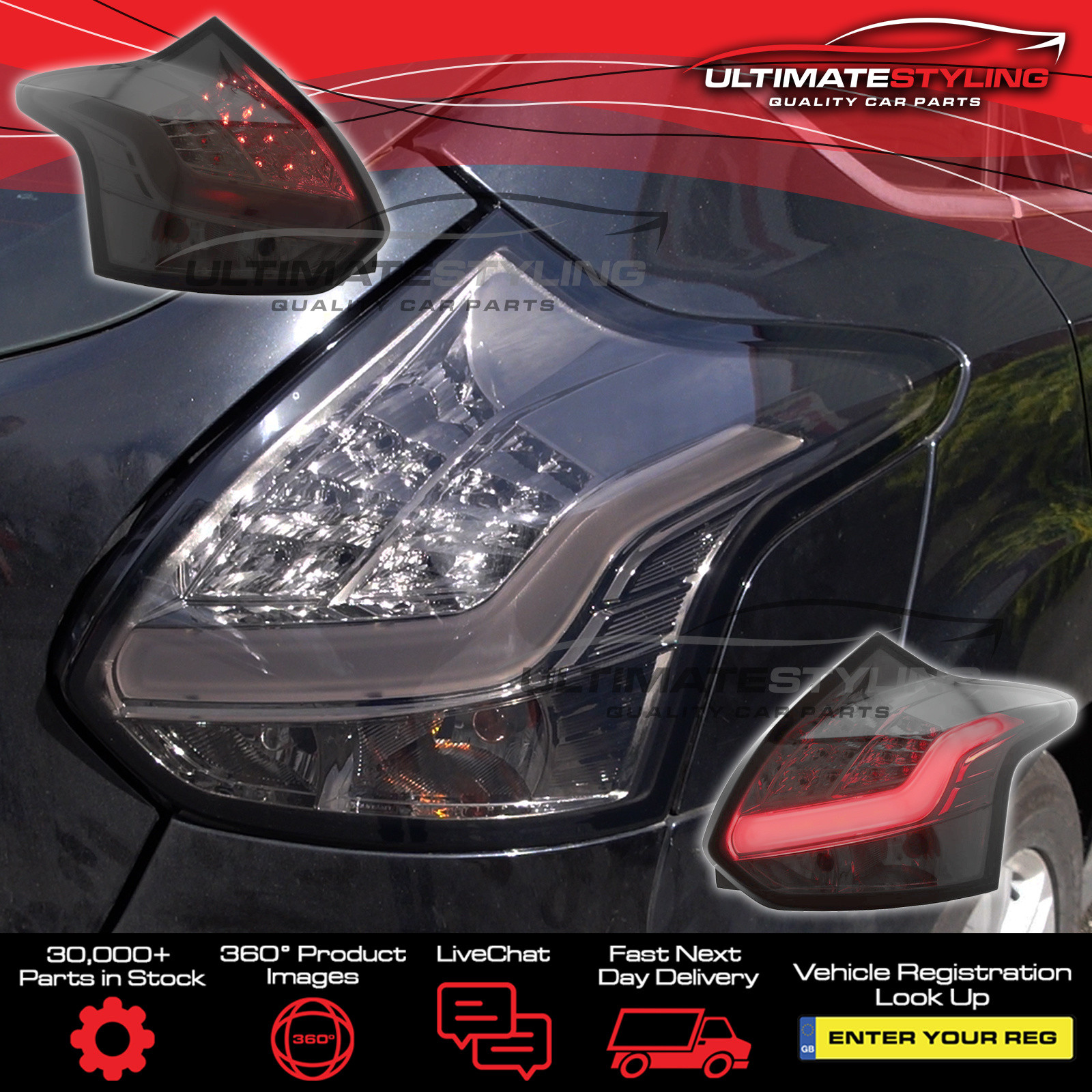 Performance Rear / Tail Lights for Ford Focus