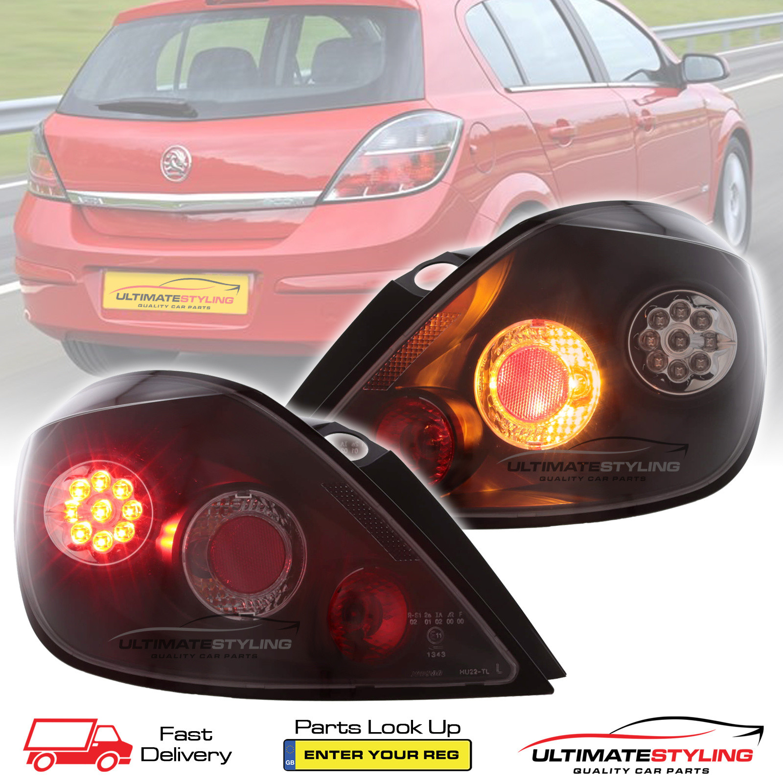Performance Rear / Tail Lights for Vauxhall Astra