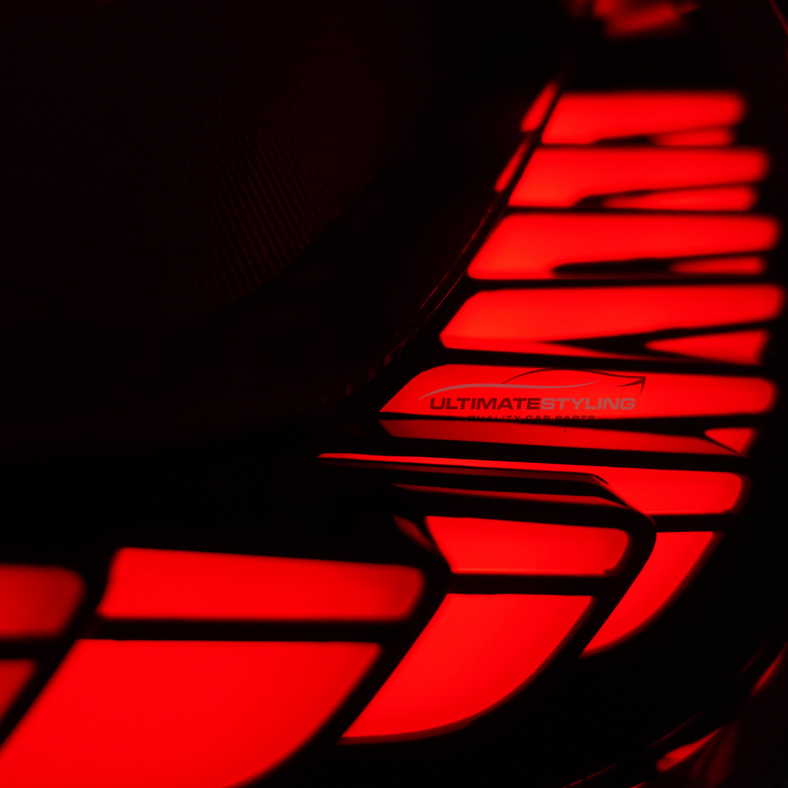 BMW 4 Series F32 2013-2021 Upgrade LED Rear Tail Lights Dragon Scale GTS Style Red Lens Dynamic Indicators + Animation Pair
