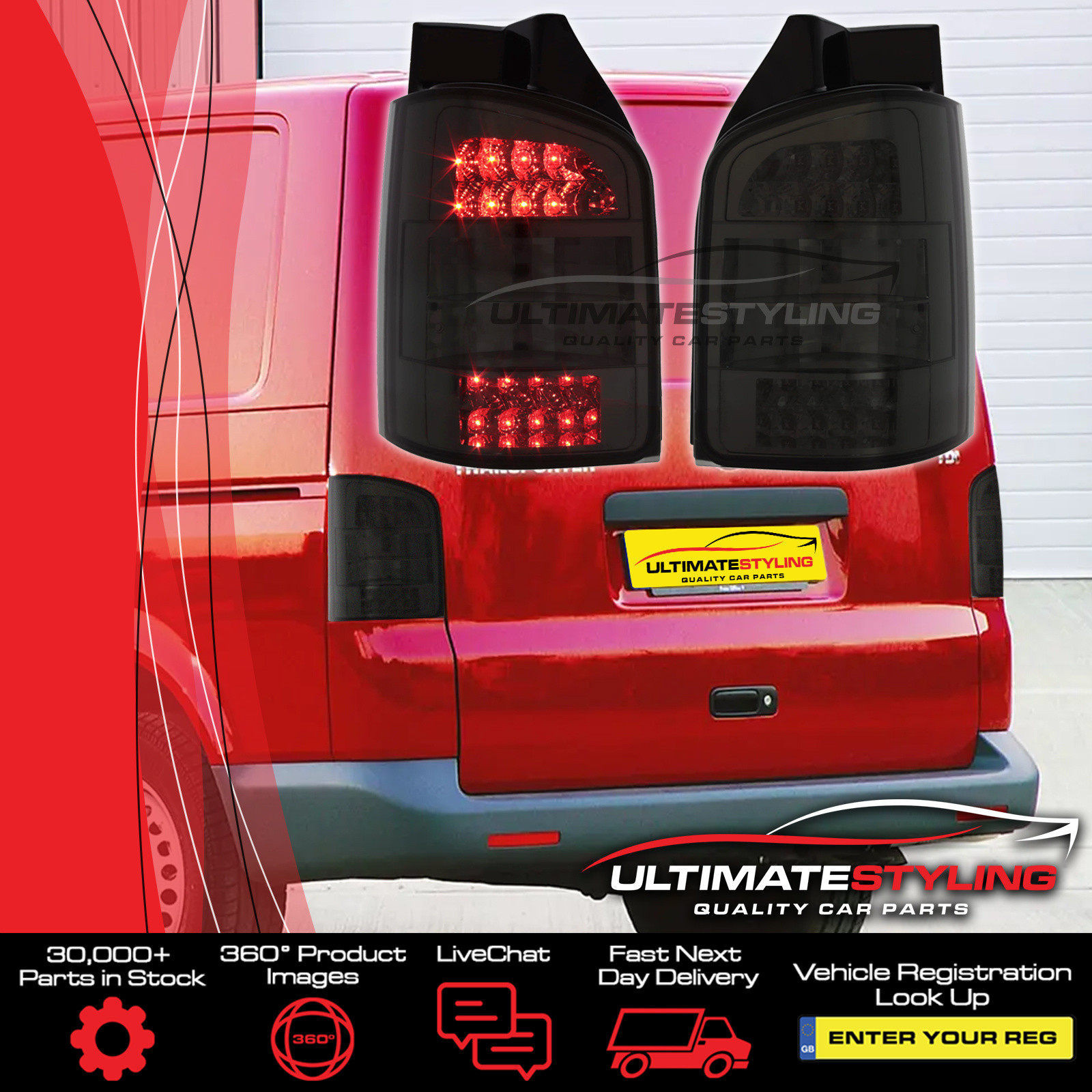 Performance Rear / Tail Lights for VW Caravelle
