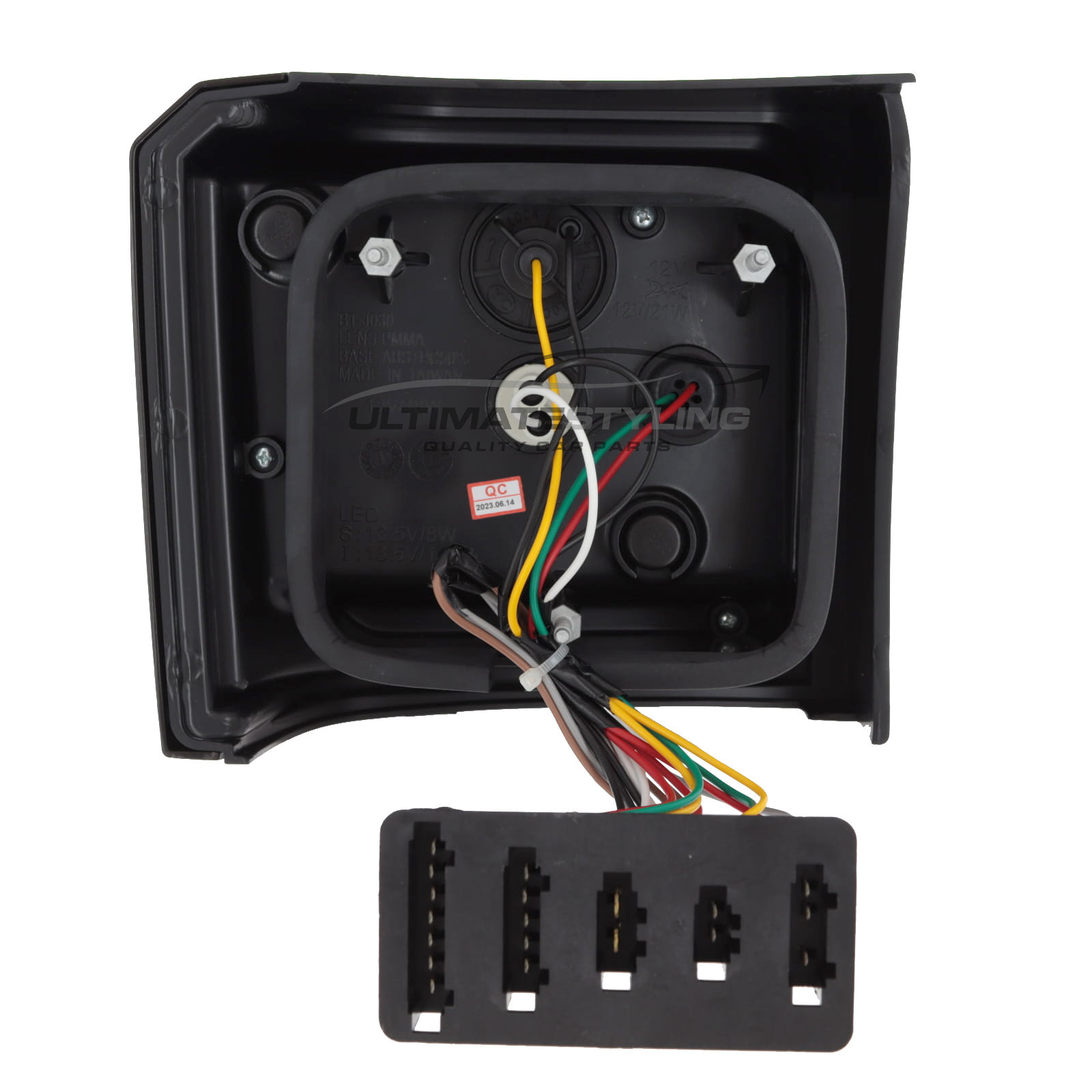 VW Volkswagen Transporter T4 1990-2003 Upgrade Smoked Lens LED Light Bar Rear Lights Pair