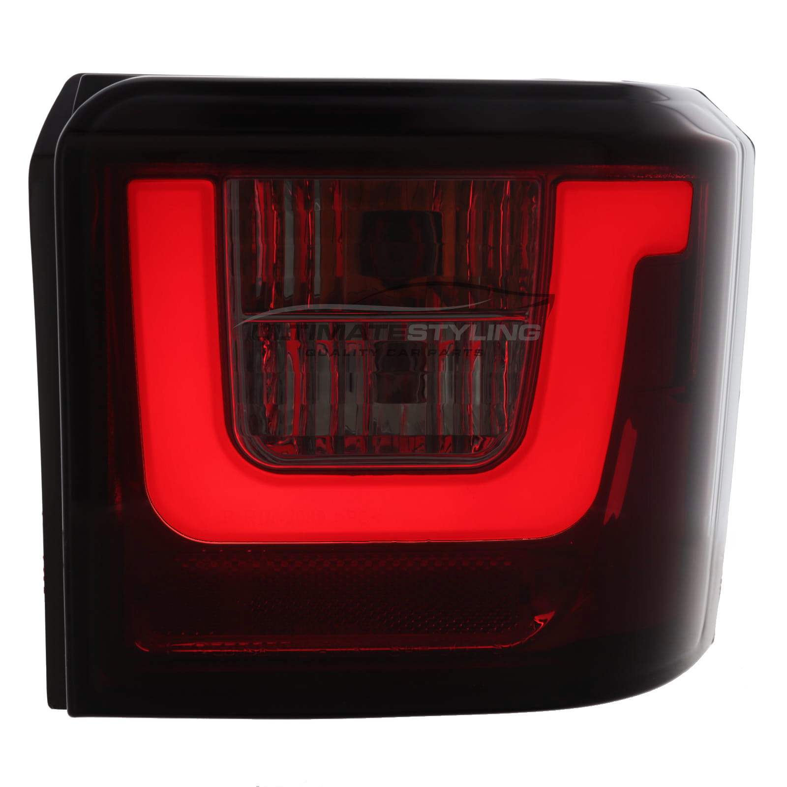 VW Volkswagen Transporter T4 1990-2003 Upgrade Smoked Lens LED Light Bar Rear Lights Pair
