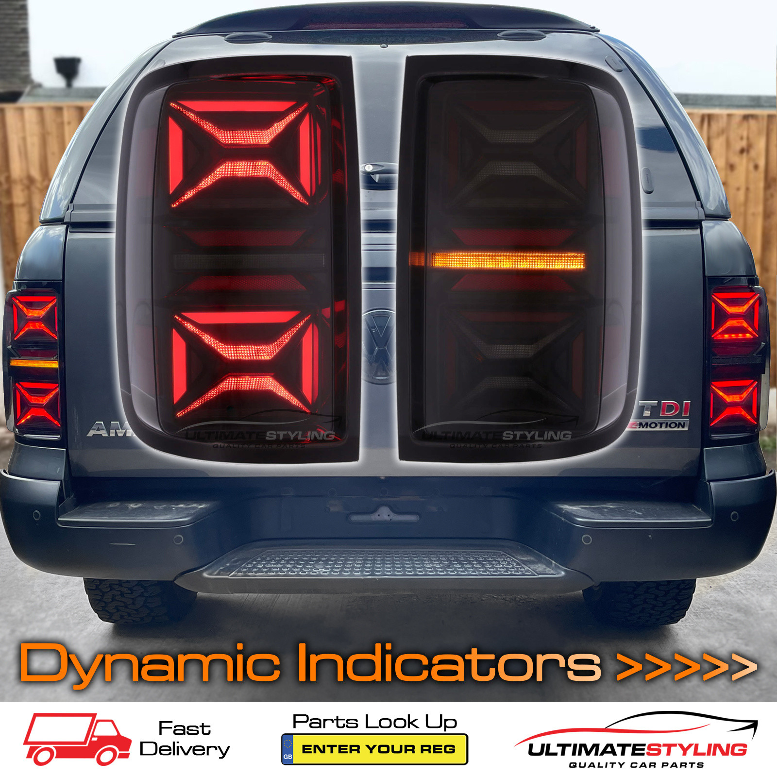 Performance Rear / Tail Lights for VW Amarok