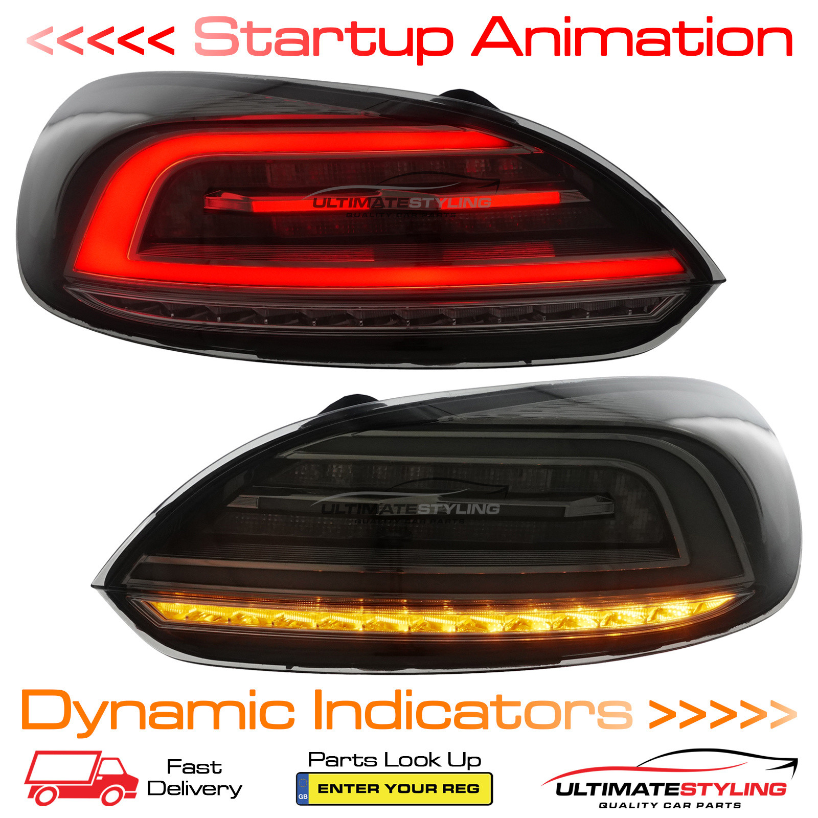 Performance Rear / Tail Lights for VW Scirocco