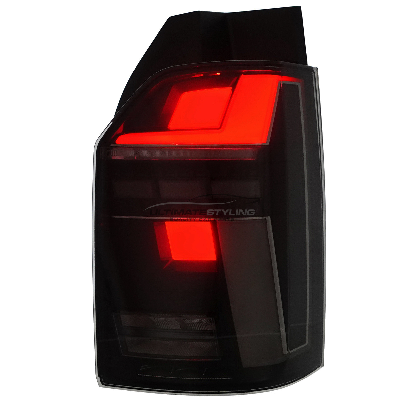 VW California 2015-2020 / Caravelle 2015-2020 / Transporter T6 T6.1 2015-2022 - Performance Rear Tail Lights Upgrade - LED Style - Smoked - Dynamic Sequential Indicators - Pair (LH & RH)