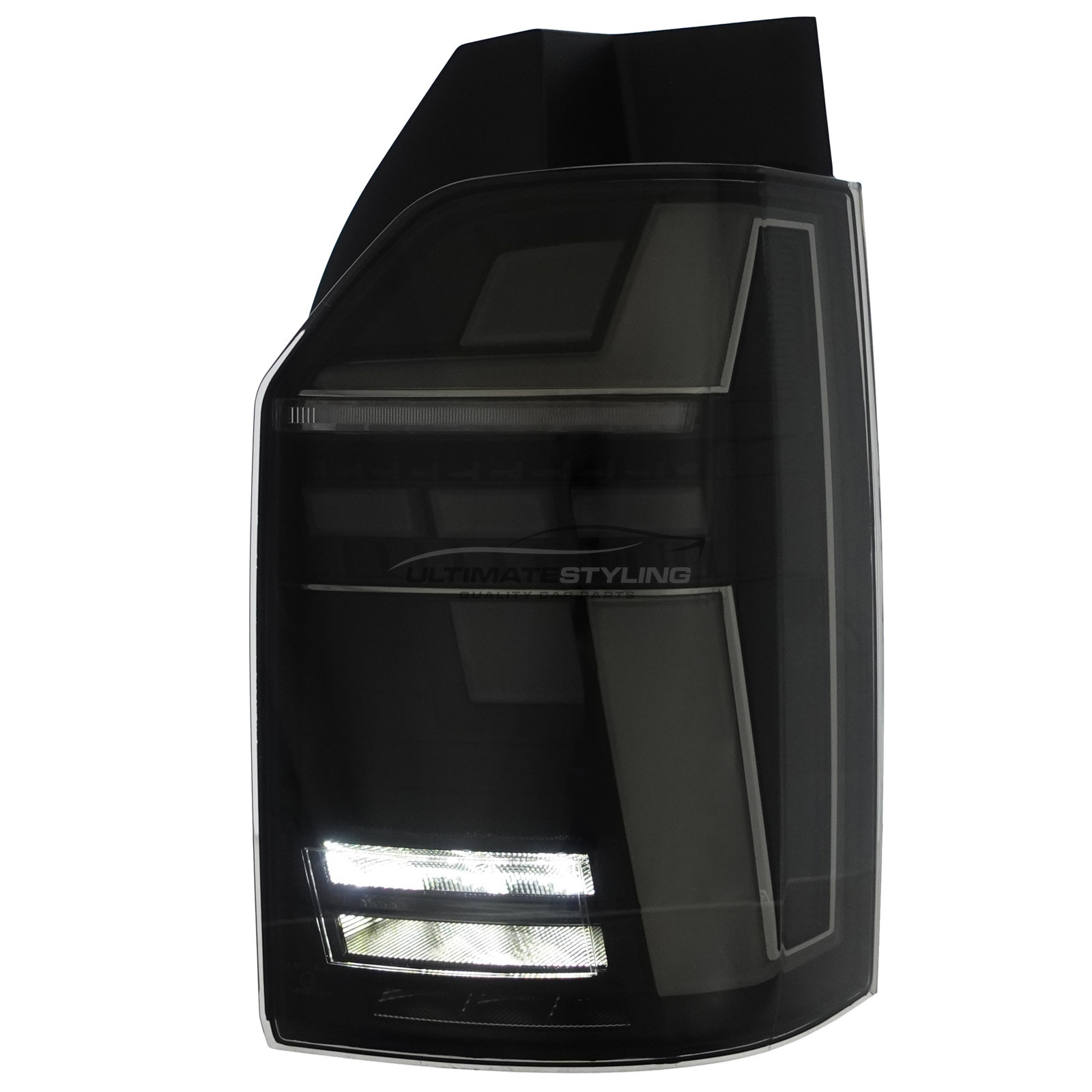VW California 2015-2020 / Caravelle 2015-2020 / Transporter T6 T6.1 2015-2022 - Performance Rear Tail Lights Upgrade - LED Style - Smoked - Dynamic Sequential Indicators - Pair (LH & RH)
