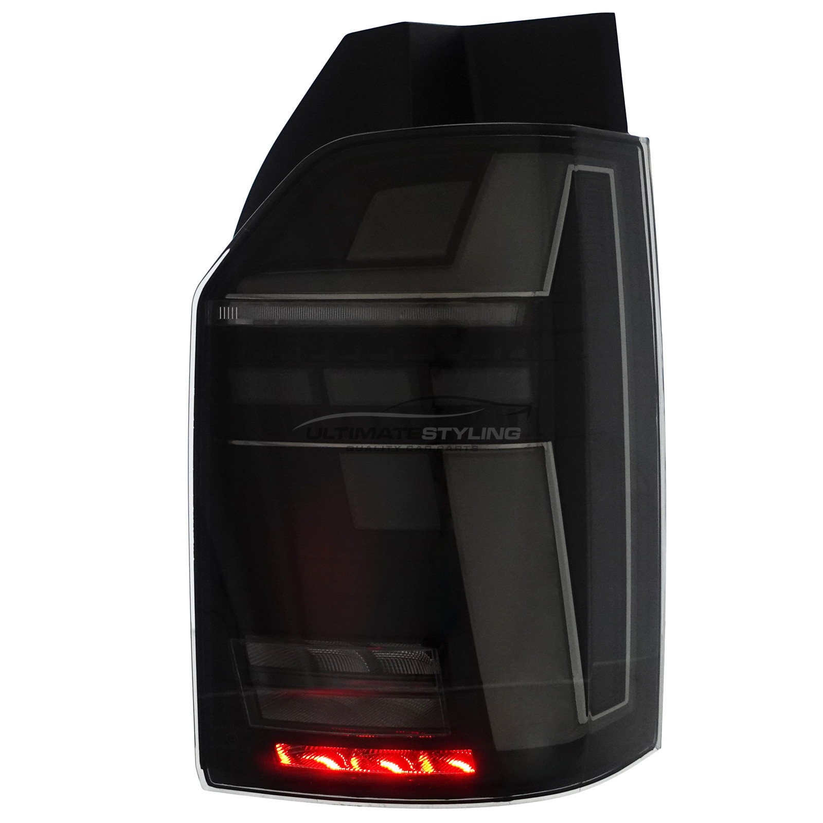 VW California 2015-2020 / Caravelle 2015-2020 / Transporter T6 T6.1 2015-2022 - Performance Rear Tail Lights Upgrade - LED Style - Smoked - Dynamic Sequential Indicators - Pair (LH & RH)