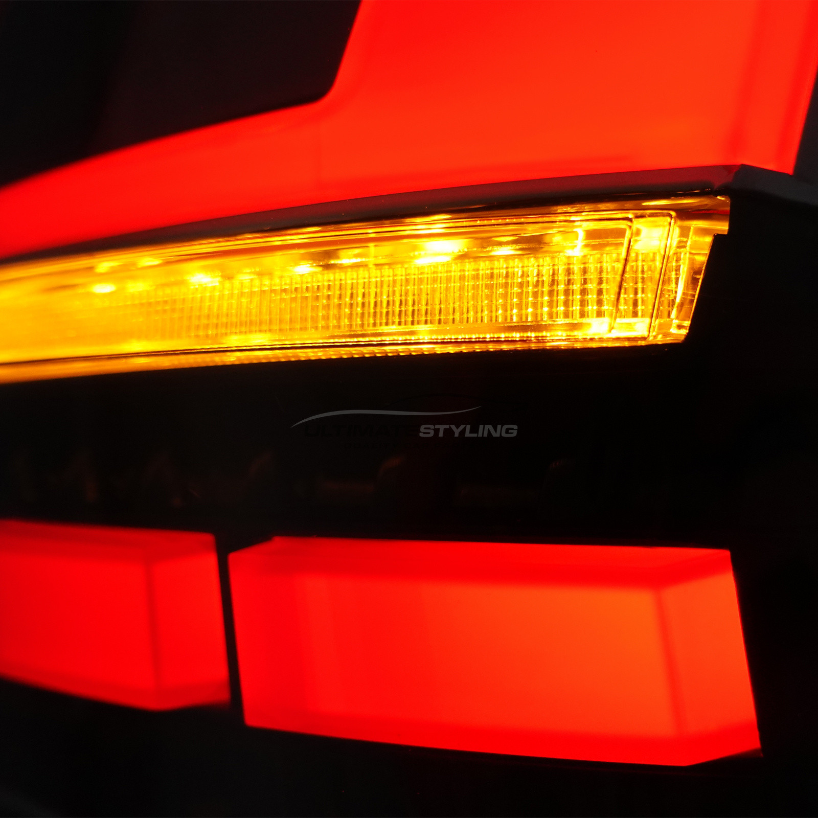 VW California 2015-2020 / Caravelle 2015-2020 / Transporter T6 T6.1 2015-2022 - Performance Rear Tail Lights Upgrade - LED Style - Smoked - Dynamic Sequential Indicators - Pair (LH & RH)