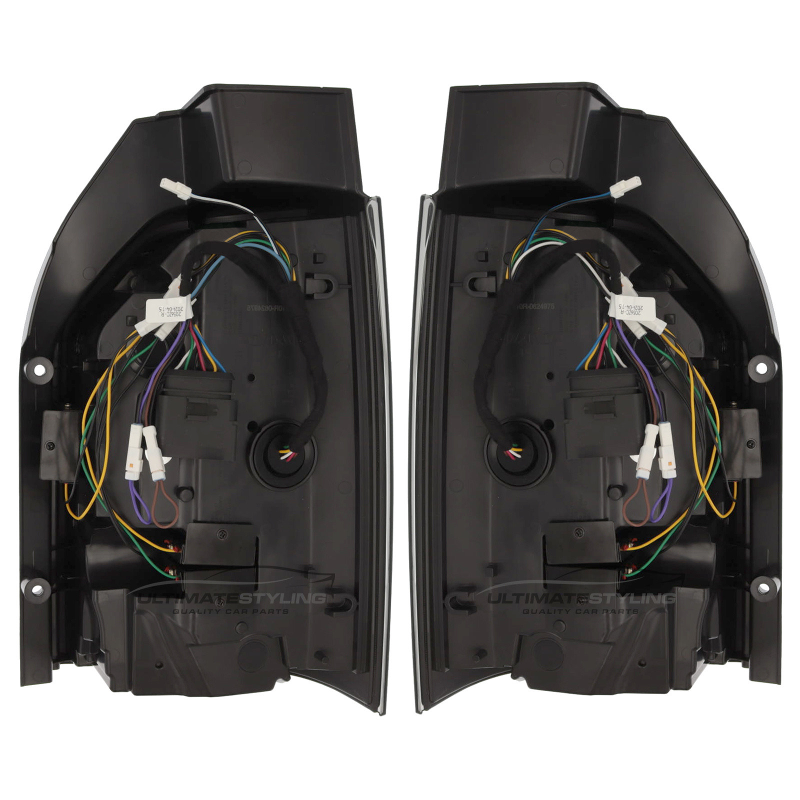 VW California 2015-2020 / Caravelle 2015-2020 / Transporter T6 T6.1 2015-2022 - Performance Rear Tail Lights Upgrade - LED Style - Smoked - Dynamic Sequential Indicators - Pair (LH & RH)
