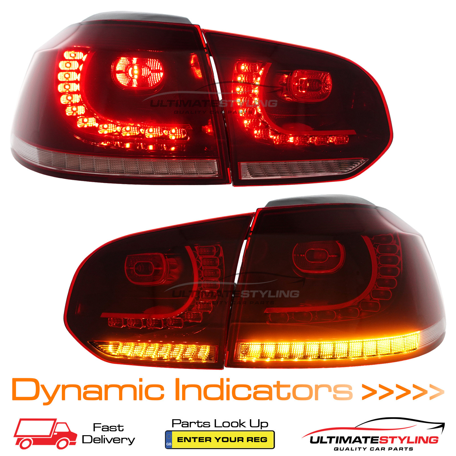 Performance Rear / Tail Lights for VW Golf