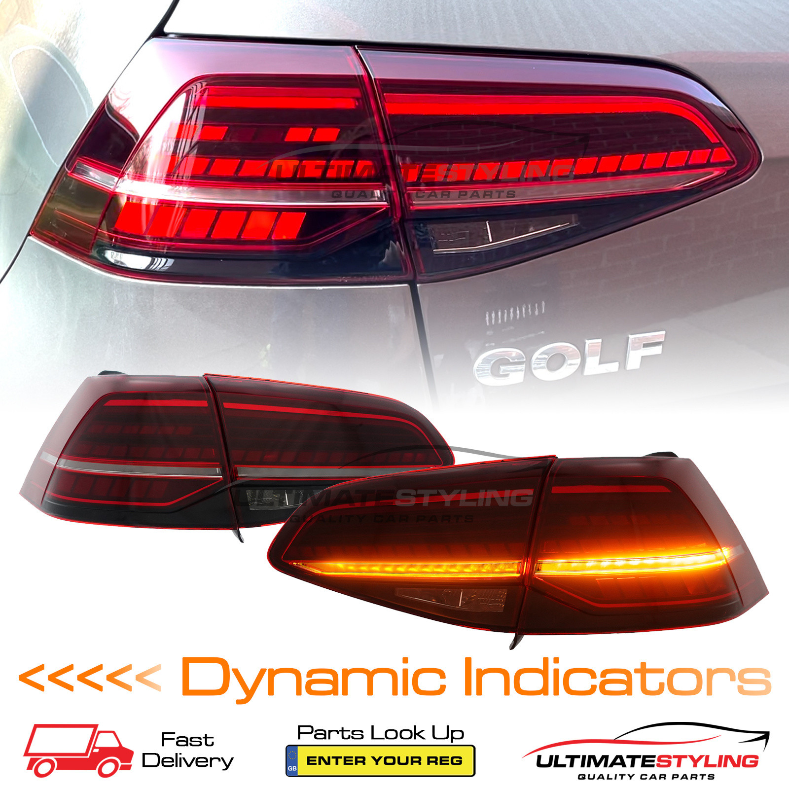 Performance Rear / Tail Lights for VW Golf