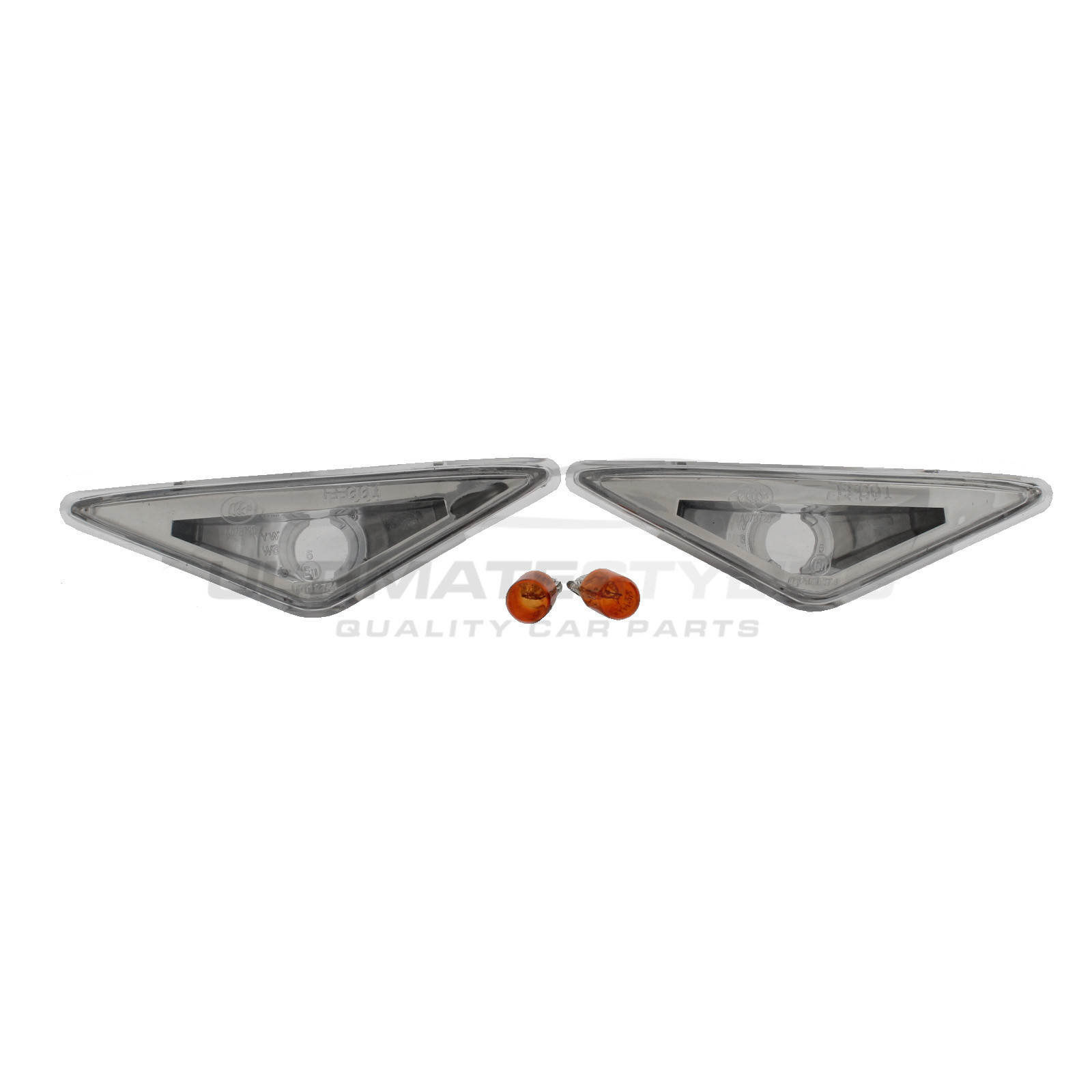 Ford Focus / Mondeo Side Repeaters - Pair (LH & RH) - Clear Lens lens - Non-LED