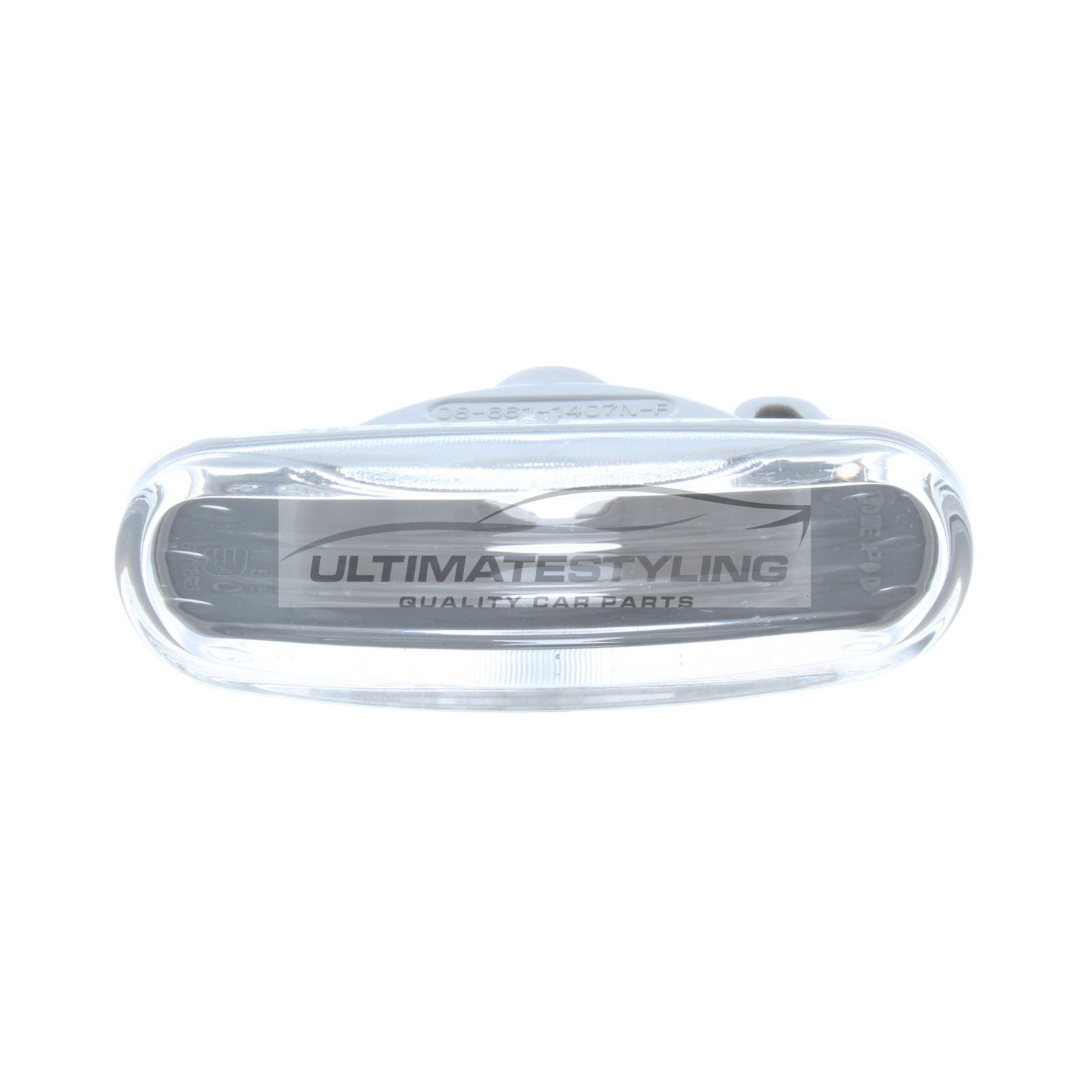 Citroen Nemo, Fiat Doblo / Fiorino / Grande Punto / Idea / Multipla / Panda / Punto / Punto Evo / Qubo / Stilo, Peugeot Bipper Side Repeater - Universal (LH or RH) - Clear lens - Non-LED