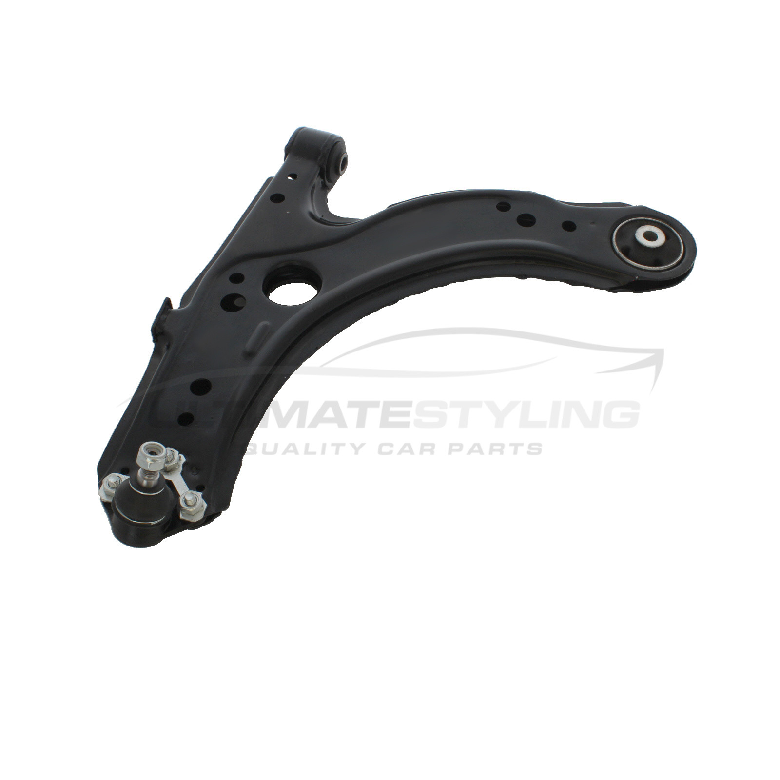 Audi A3 1996-2003, Seat Leon 2000-2005, Seat Toledo 1999-2005, Skoda Octavia 1998-2009, VW Beetle 1999-2011, VW Bora 1999-2005, VW Golf 1997-2004 Front Lower Suspension Arm (Steel) Including Ball Joint and Rear Bush Passenger Side (LH)