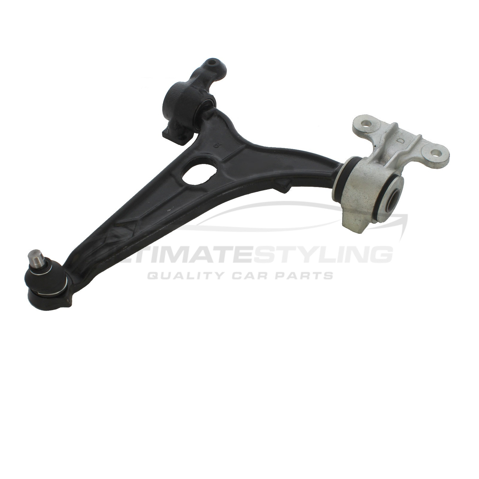 Lot De 2 Bras De Suspension Avant Gauche + Droit Avec Rotule 18 Mm – Compatible Peugeot 206 / 206+ / CC / SW / Van