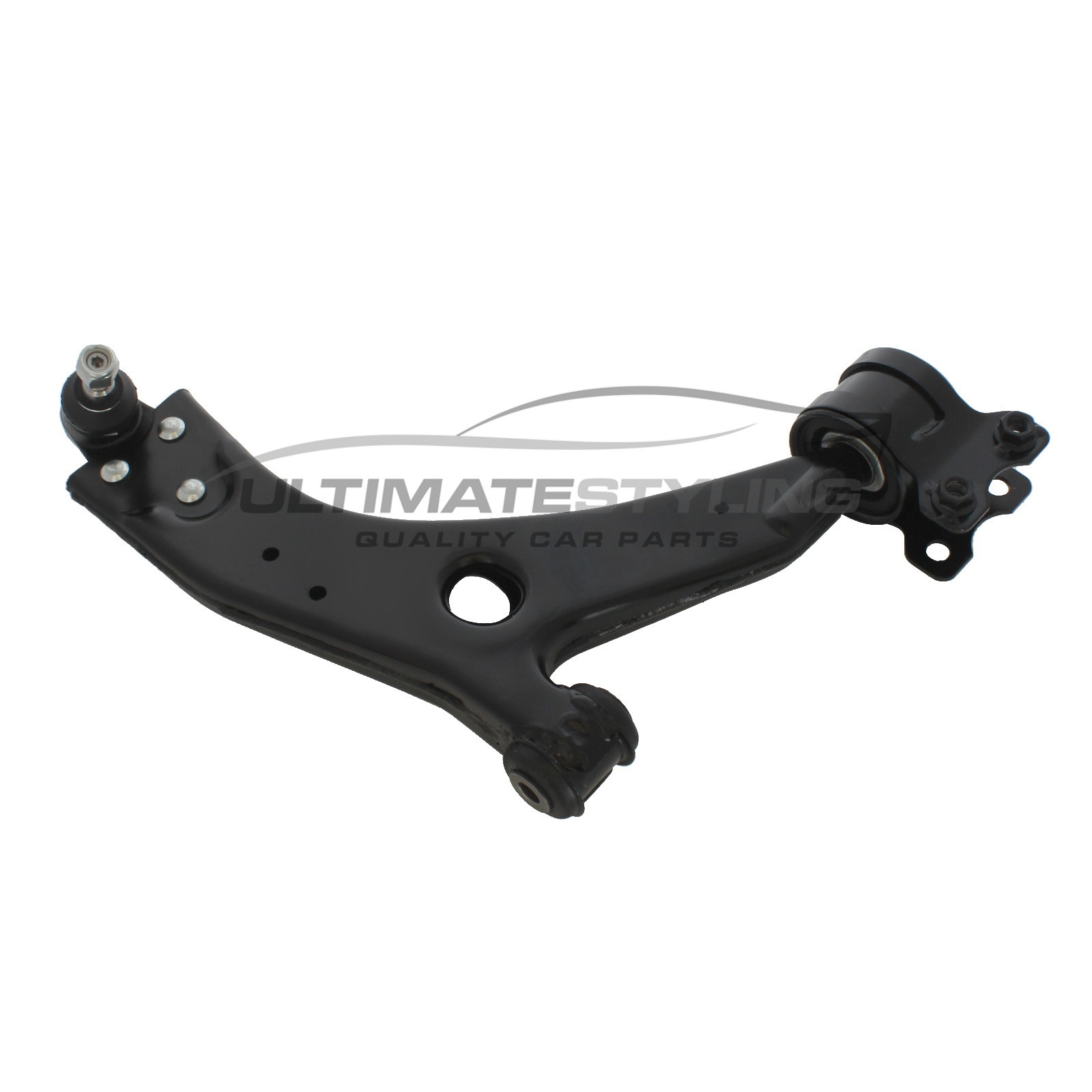 Ford C-MAX 2007-2009, Ford Focus 2003-2012, Volvo C30 2006-2012, Volvo C70 2006-2014, Volvo S40 2004-2012, Volvo V50 2004-2012 Front Lower Suspension Arm (Steel) Including 21mm Ball Joint and Rear Bush Driver Side (RH)