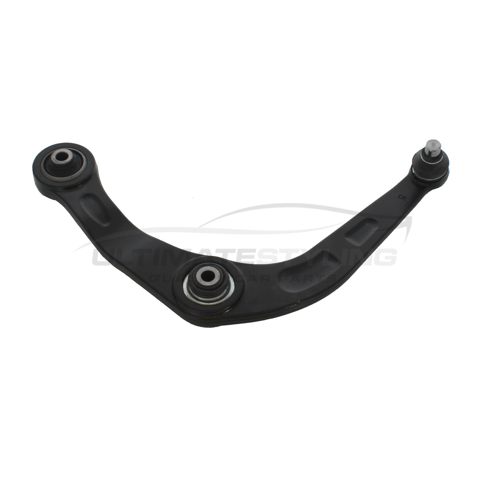 Peugeot 206 2000-2007 Front Lower Suspension Arm (Steel) Including 18mm Ball Joint and Rear Bush Passenger Side (LH)