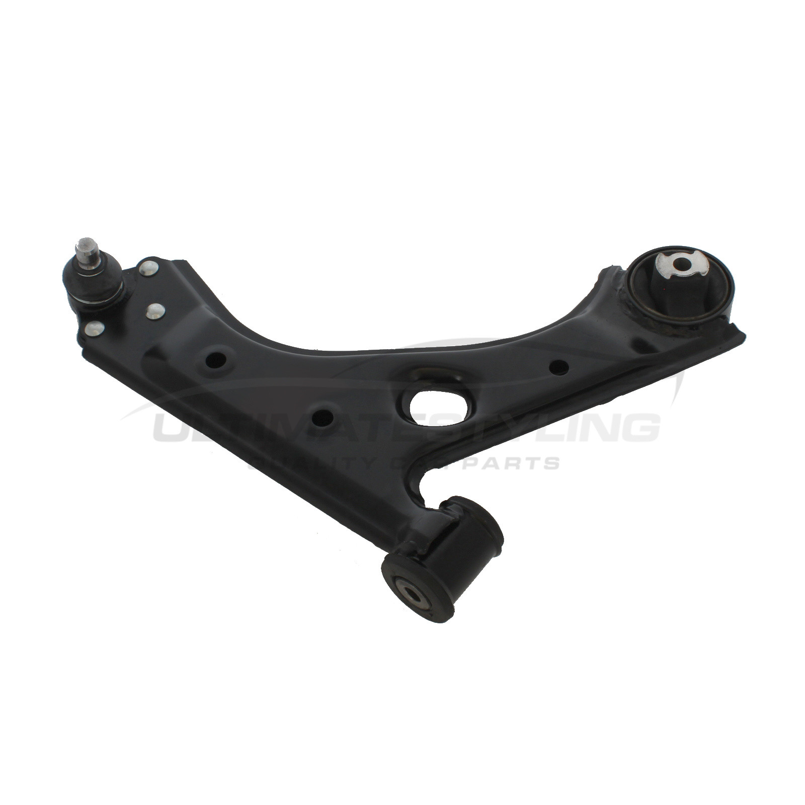 Alfa Romeo MiTo 2009-2020 / Citroen Nemo 2008-2018 / Fiat Fiorino 2008-3000, Grande Punto 2006-2010, Punto 2012-2015, Punto Evo 2010-2012, Qubo 2008-2020, Bipper 2008-2018 Front Lower Suspension Arm Steel Including Ball Joint & Rear Bush Driver Side