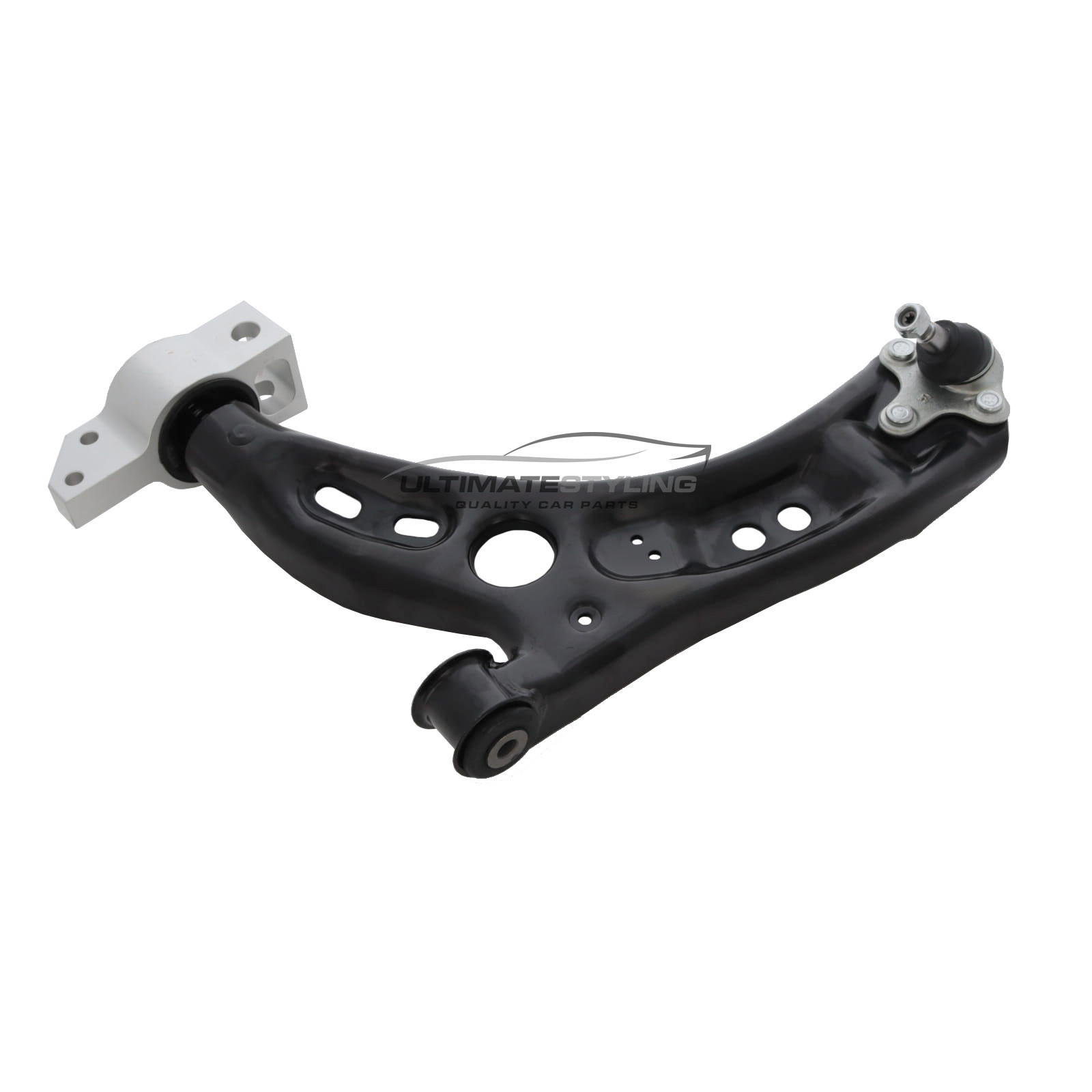 VW CC 2011-2017 / Passat 2008-2015 / Tiguan 2009-2017 - Suspension Wishbone Arm - Front Lower - Pressed Steel - Includes Ball Joint & Rear Mounting Bush & Bracket - Drivers Side Right Hand
