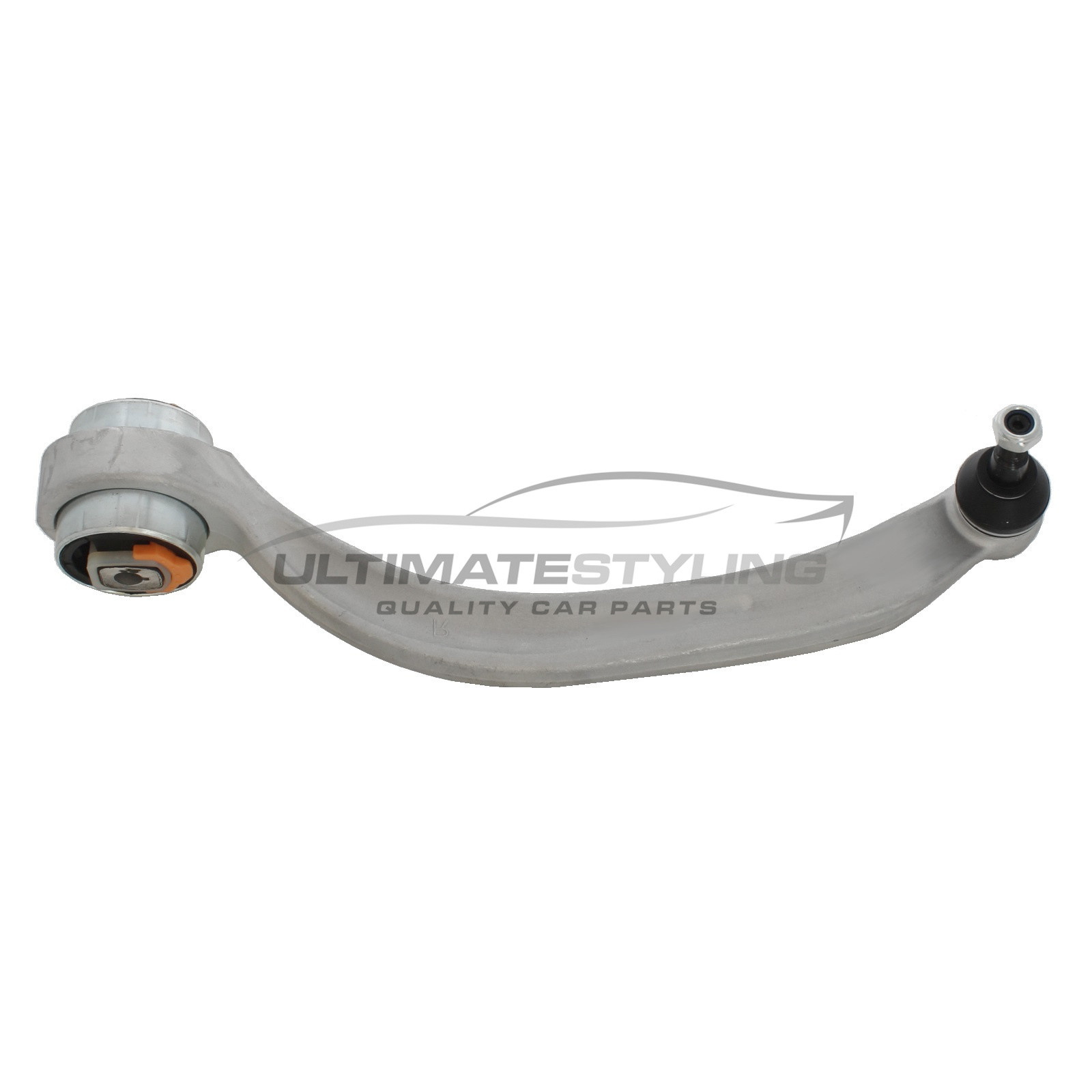Audi A4 / A6 / A8 / RS4 / RS6 / S4 / S6 / S8 / Seat Exeo / Skoda Superb / VW Passat - Suspension Wishbone Arm - Front Lower - Rear Of Wheel - 386mm Long - Aluminium - Includes 15.6mm Ball Joint - Passenger Side Left Hand
