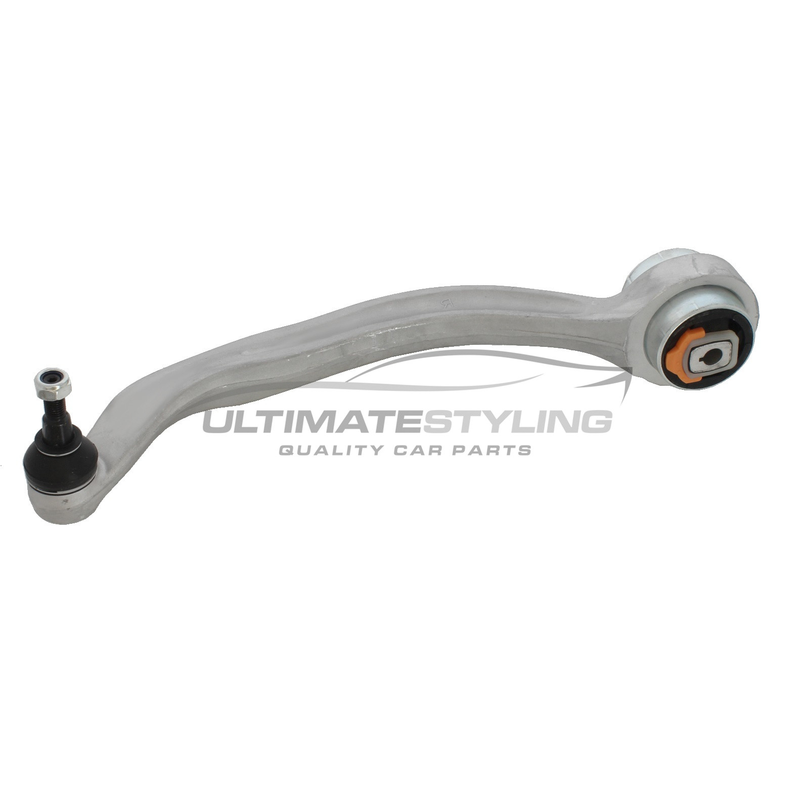Audi A4 / A6 / A8 / RS4 / RS6 / S4 / S6 / S8 / Seat Exeo / Skoda Superb / VW Passat - Suspension Wishbone Arm - Front Lower - Rear Of Wheel - 386mm Long - Aluminium - Includes 15.6mm Ball Joint - Passenger Side Left Hand