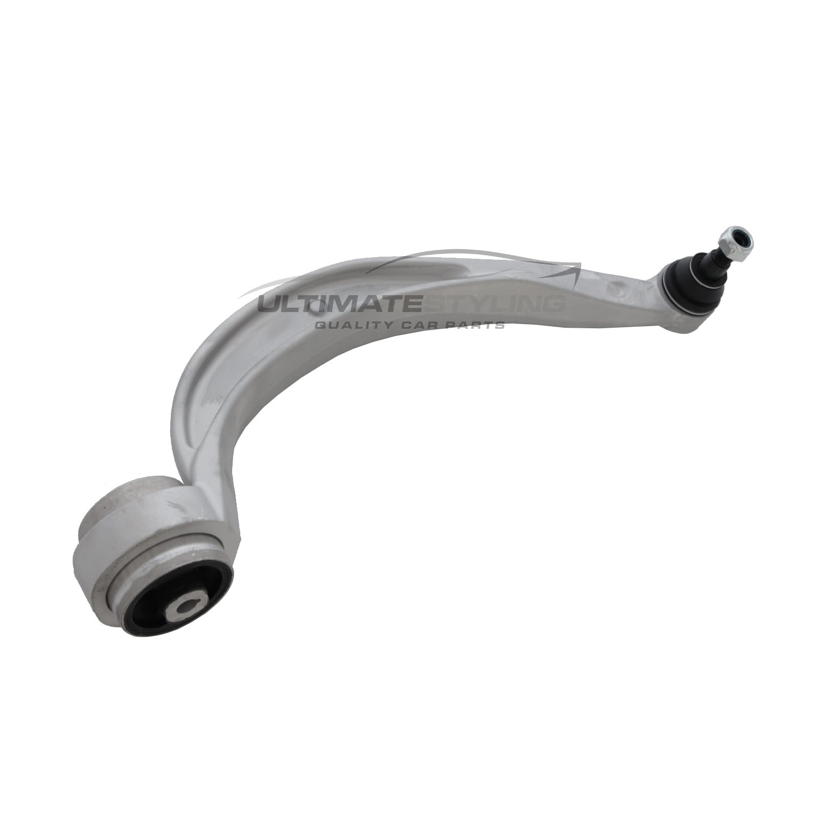 Audi Q5 2009-2017 / SQ5 2012-2017 , Porsche Macan 2014-> - Suspension Wishbone Arm - Front Lower - Rear Of Wheel - Curved - Aluminium - Includes Ball Joint - Passenger Side Left Hand
