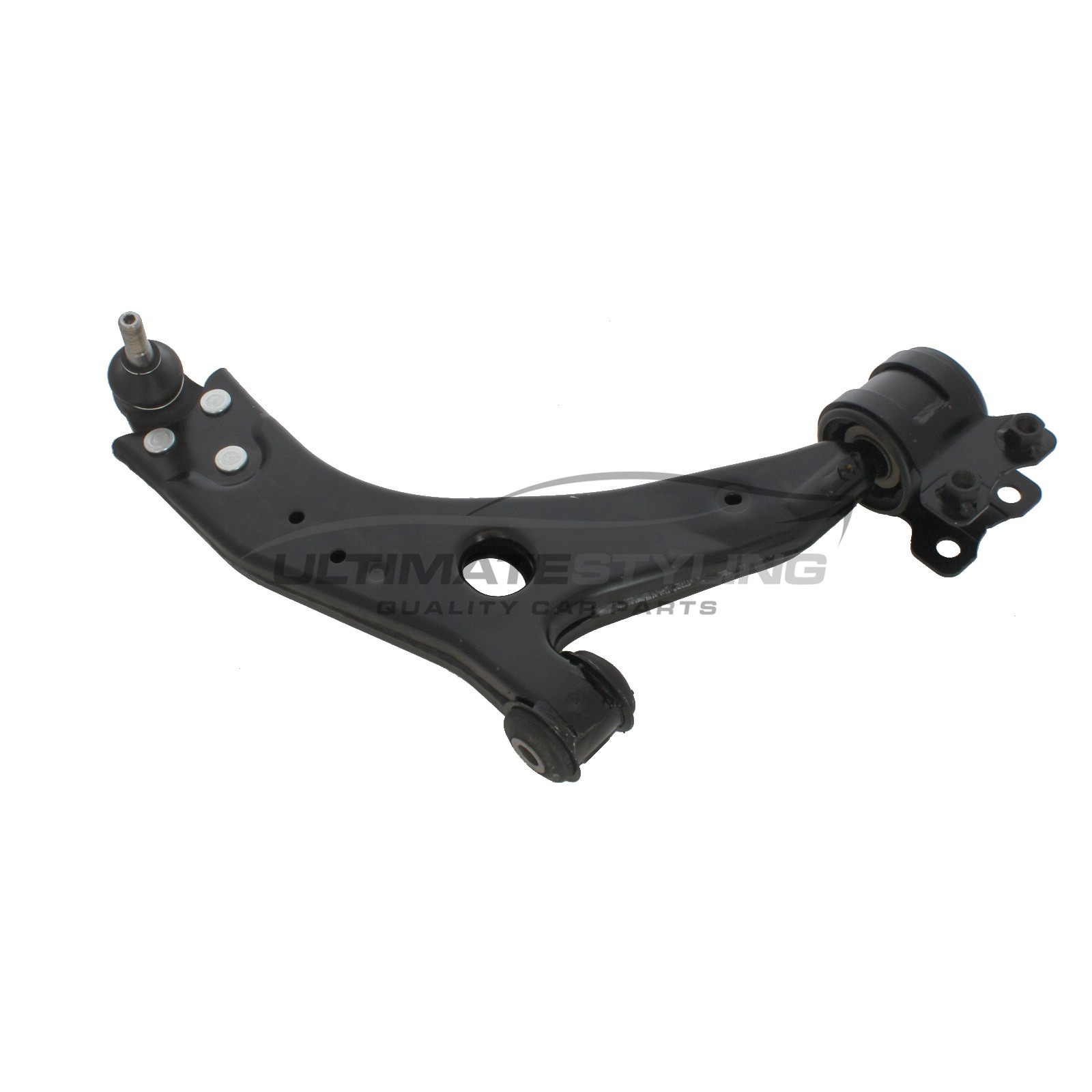 Ford C-MAX 2007-2009, Ford Focus 2003-2012, Volvo C30 2006-2012, Volvo C70 2006-2014, Volvo S40 2004-2012, Volvo V50 2004-2012 Front Lower Suspension Arm (Steel) Including 18mm Ball Joint and Rear Bush Driver Side (RH)