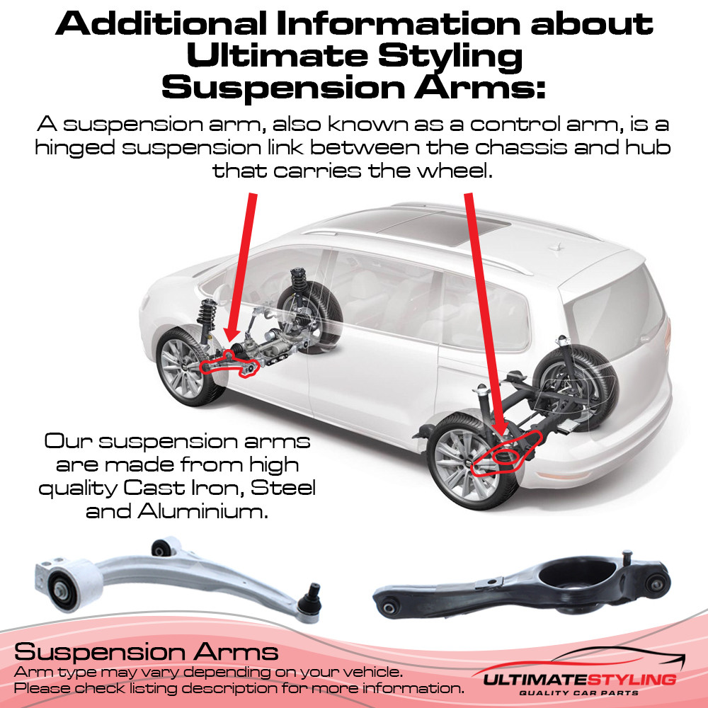 Hyundai i30 2007-2013, Kia Ceed 2007-2013, Kia Pro Ceed 2008-2013 Front Lower Suspension Arm (Steel) Excluding Ball Joint & Including Rear Bush Driver Side (RH)