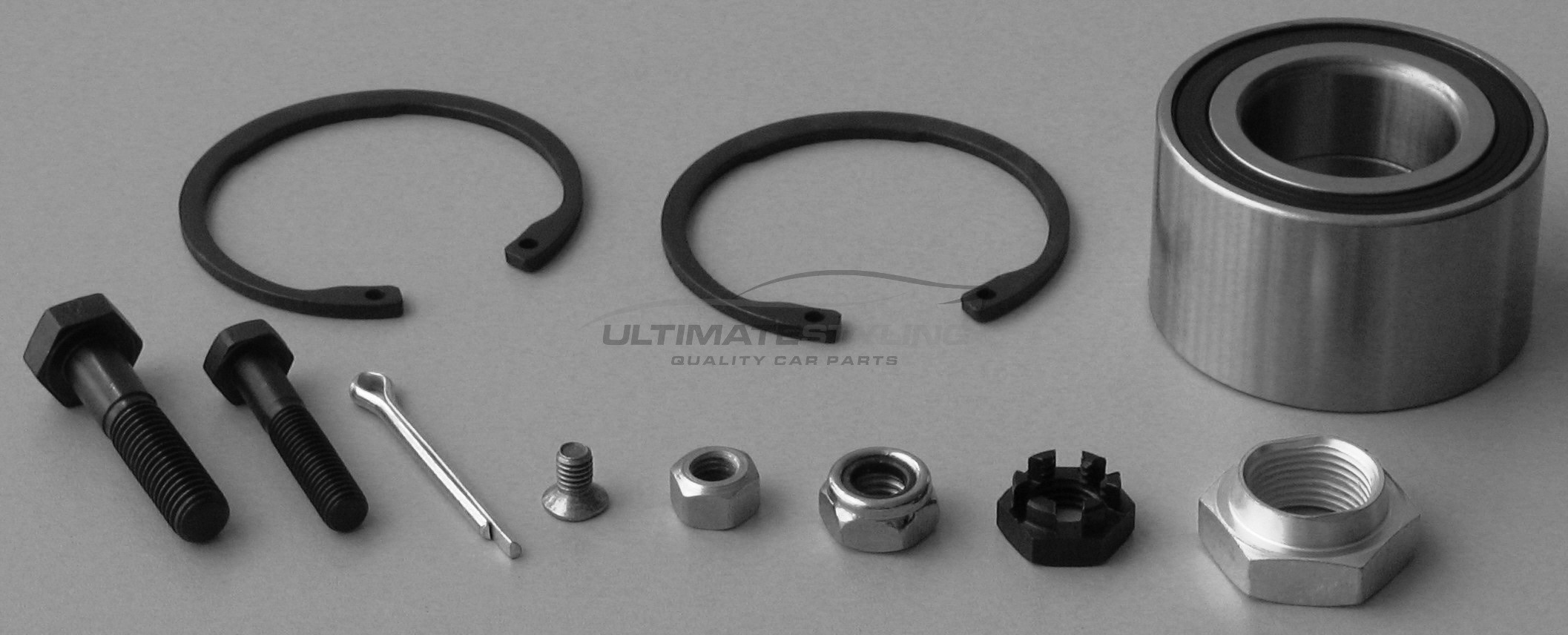 Chevrolet Aveo / Kalos / Spark, Daewoo Kalos / Lanos / Nexia, Vauxhall Astra / Astramax / Belmont / Cavalier / Nova, Volkswagen Caddy / Golf / Jetta / Scirocco Wheel Bearing Kit - Front