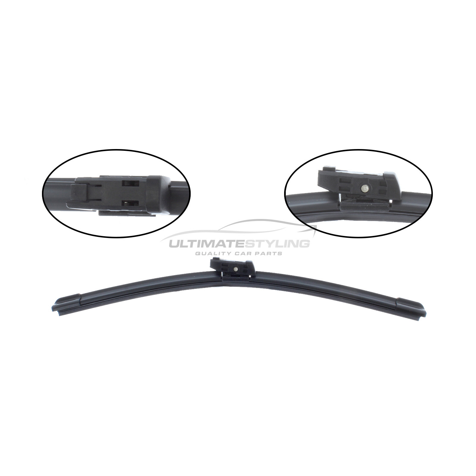 Seat Arona / Ateca, Skoda Karoq / Octavia / Superb, Volkswagen Golf / Polo, Alfa Romeo Giulia / Stelvio, Audi A3 / RS3 / S3 Wiper Blade - Exact Fit Aero Blade - 45 cm - 18 inch