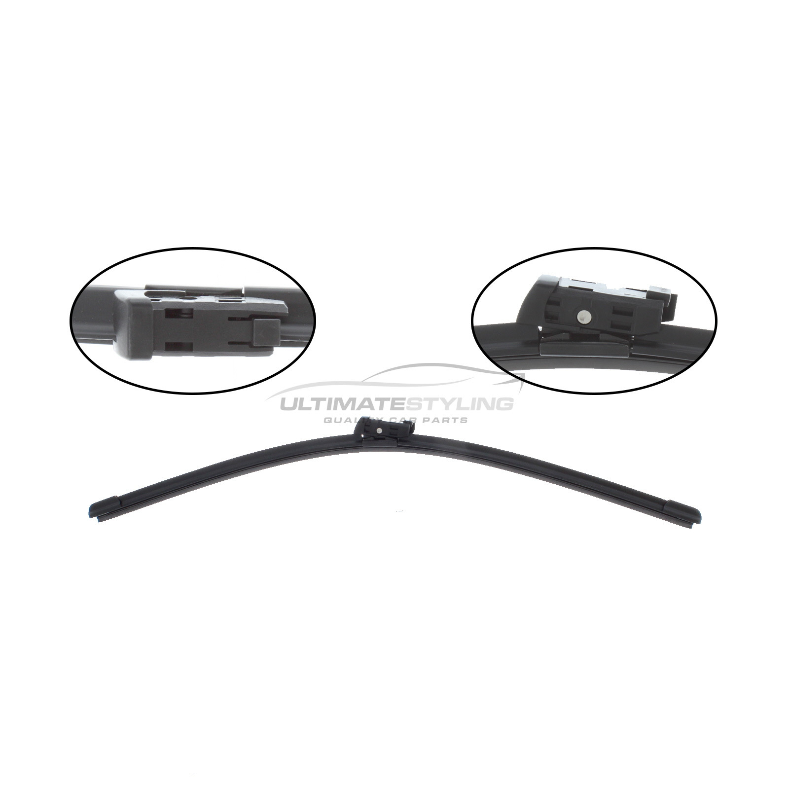 Porsche 718 / 911 / Boxster / Cayman, Volkswagen Beetle / Tiguan, Ford EcoSport, Mini MINI Wiper Blade - Exact Fit Aero Blade - 55 cm - 22 inch