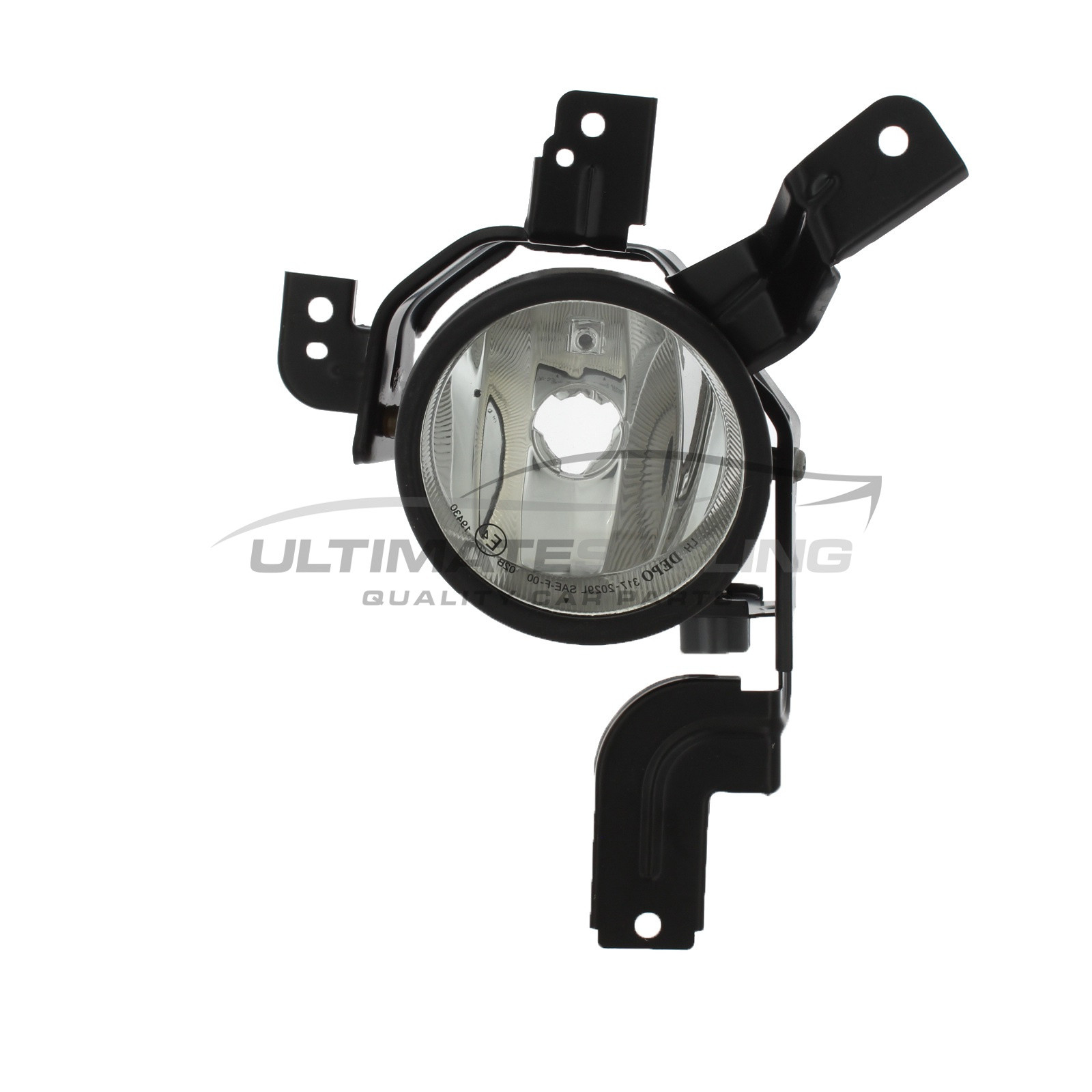 Honda CR-V 2006-2010 Front Fog Light Non-LED Excludes Circular Chrome Trim Drivers Side (RH)