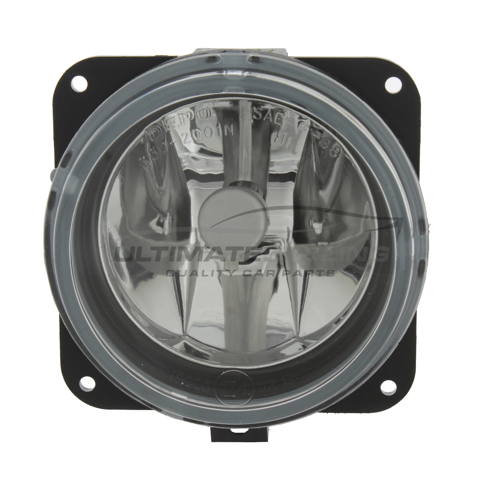 Ford Fiesta 1999-2002 / Ford Tourneo Connect 2002-2006 / Ford Transit Connect 2002-2006 Front Fog Light Chrome Inner (Non-LED) Round Universal (LH or RH)
